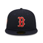 NEW ERA 59FIFTY MLB BOSTON RED SOX WORLD SERIES 1918 NAVY / GREEN UV FITTED CAP