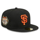 NEW ERA 59FIFTY MLB SAN FRANCISCO GIANTS ALL STAR GAME 1984 BLACK / GREEN UV FITTED CAP