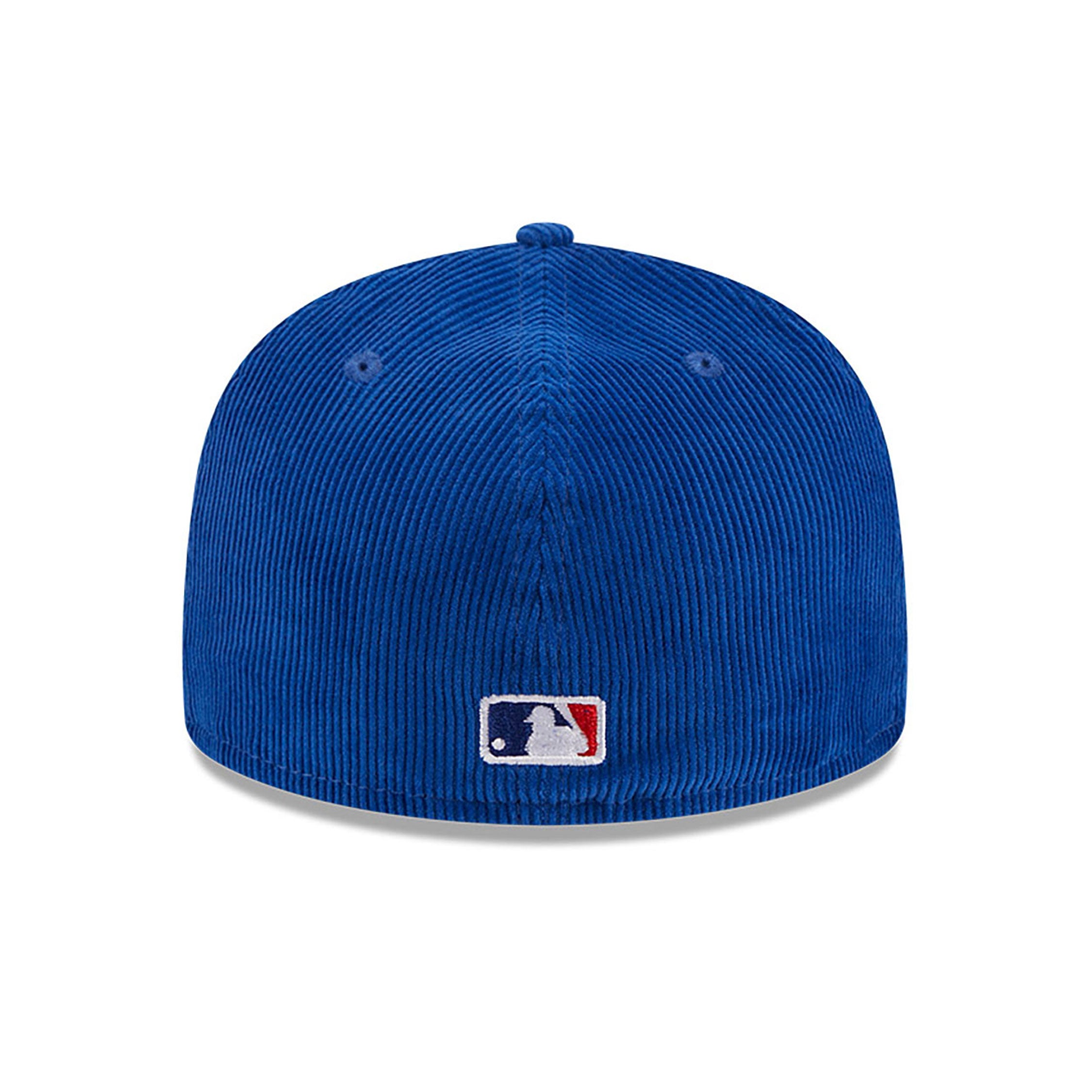 NEW ERA 59FIFTY MLB THROWBACK CORD LOS ANGELES DODGERS BLUE FITTED CAP