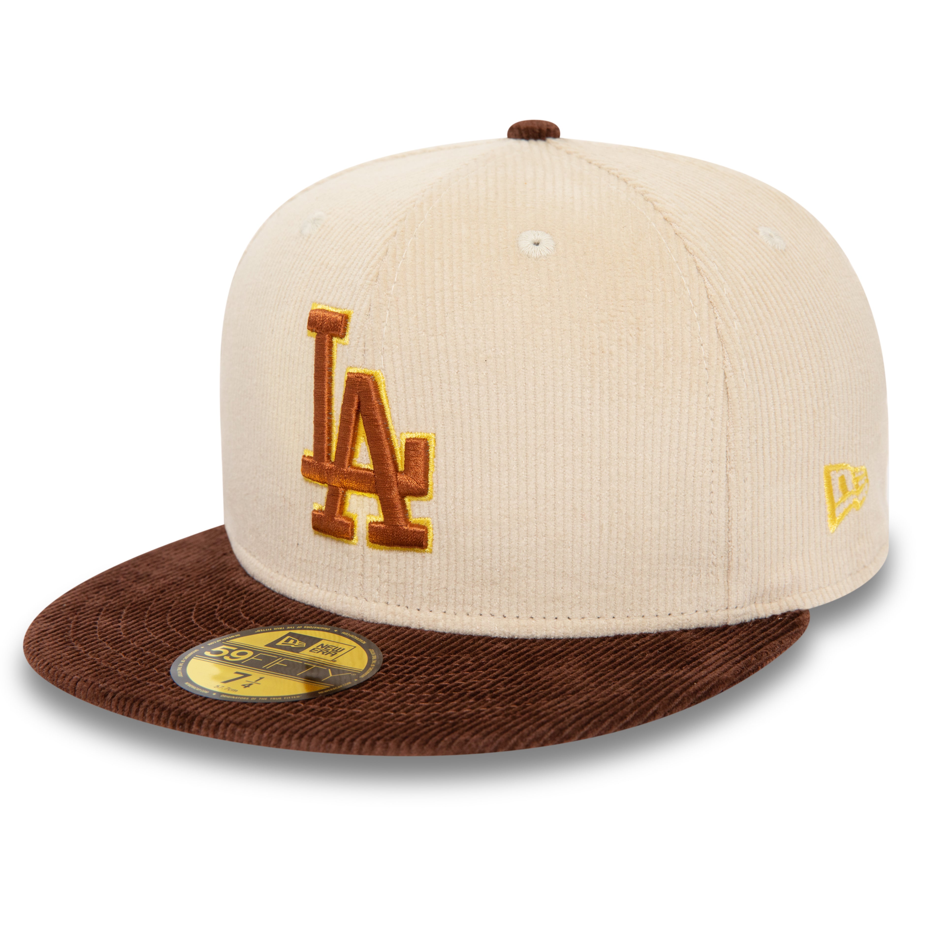 NEW ERA 59FIFTY MLB LOS ANGELES DODGERS CORD TWO TONE FITTED CAP