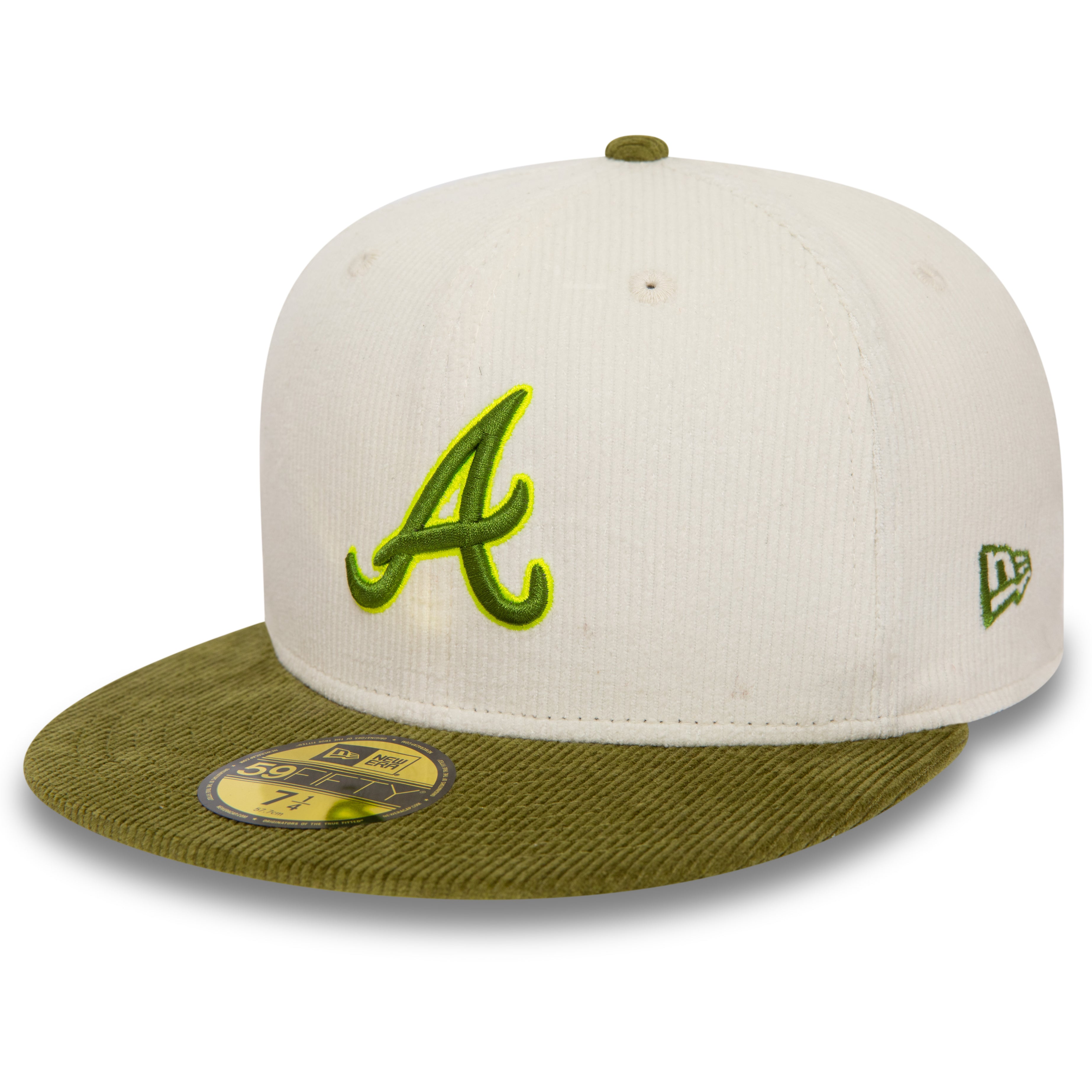 NEW ERA 59FIFTY MLB ATLANTA BRAVES CORD TWO TONE FITTED CAP
