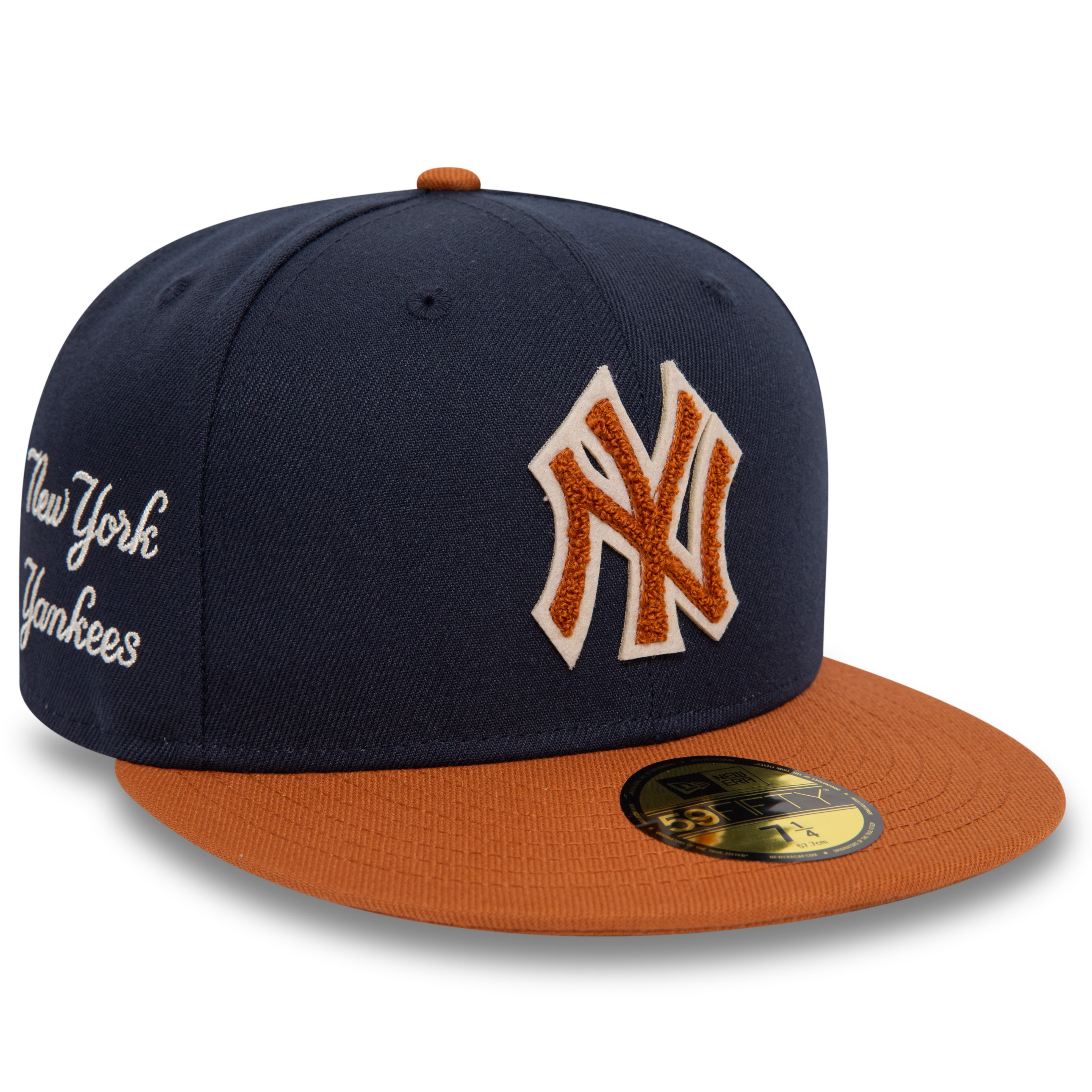 NEW ERA 59FIFTY MLB NEW YORK YANKEES BOUCLE TWO TONE FITTED CAP