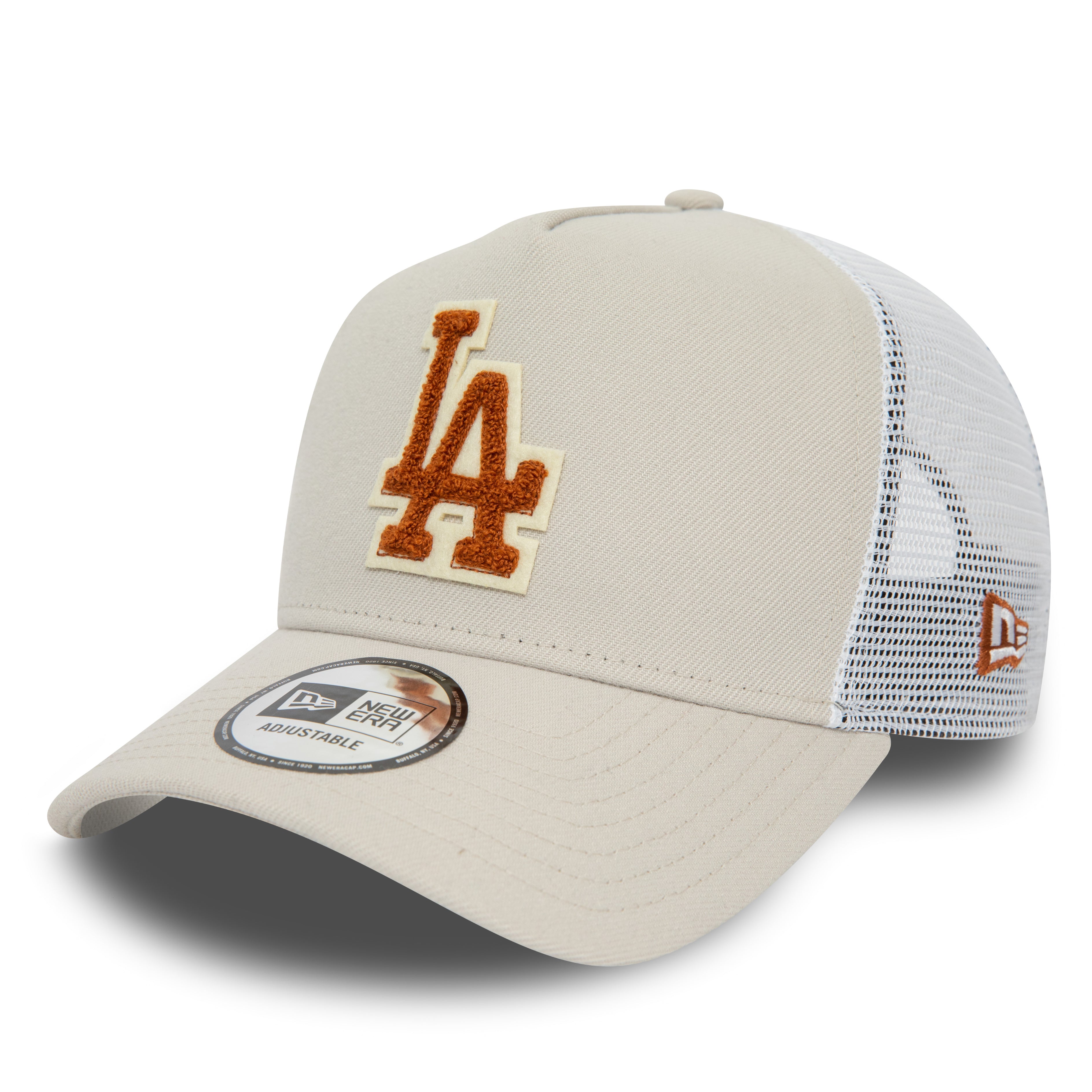 NEW ERA 9FORTY MLB BOUCLE LOS ANGELES DODGERS A-FRAME CREAM TRUCKER