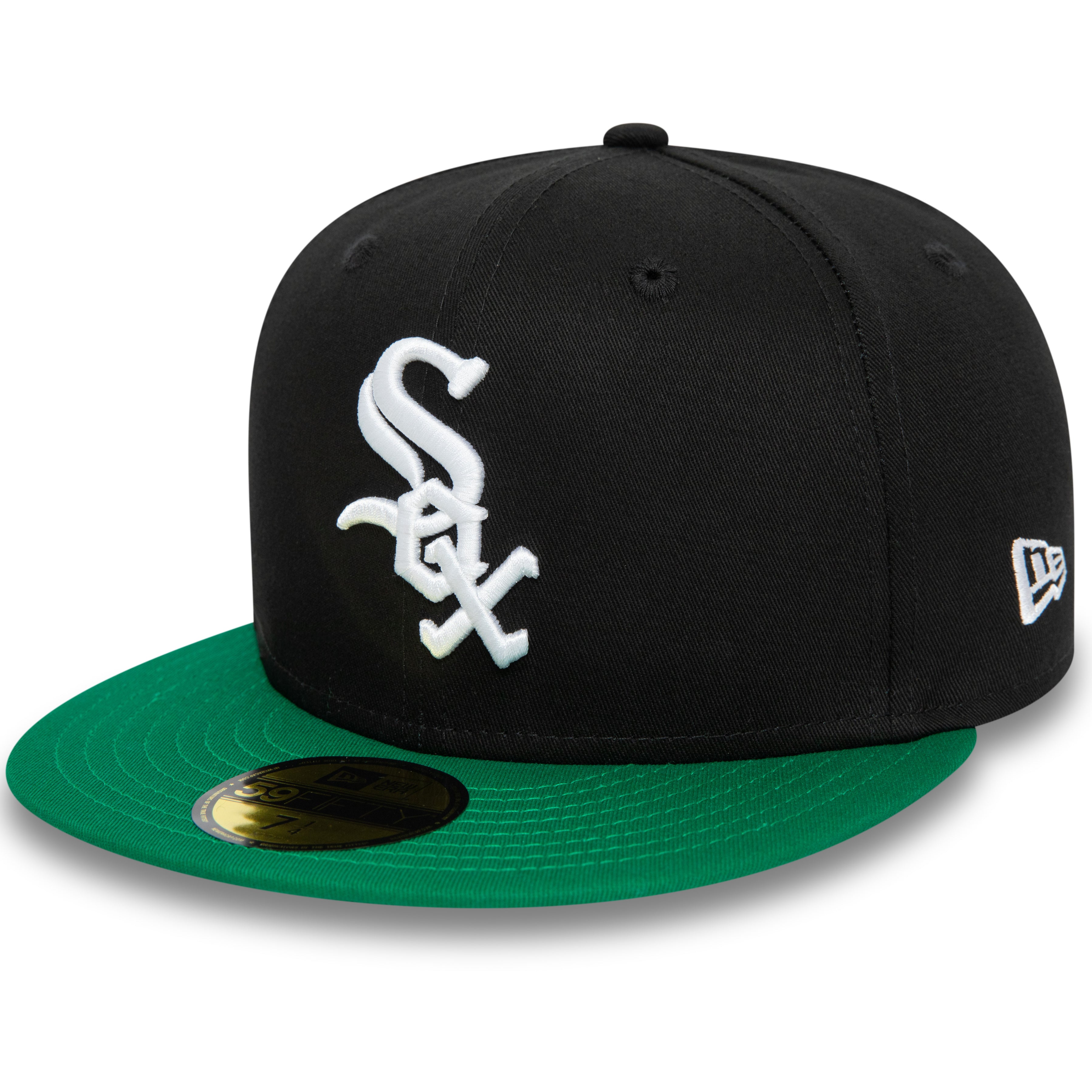 NEW ERA 59FIFTY MLB CHICAGO WHITE SOX 50TH ANNIVERSARY TWO TONE / KELLY GREEN UV FITTED CAP