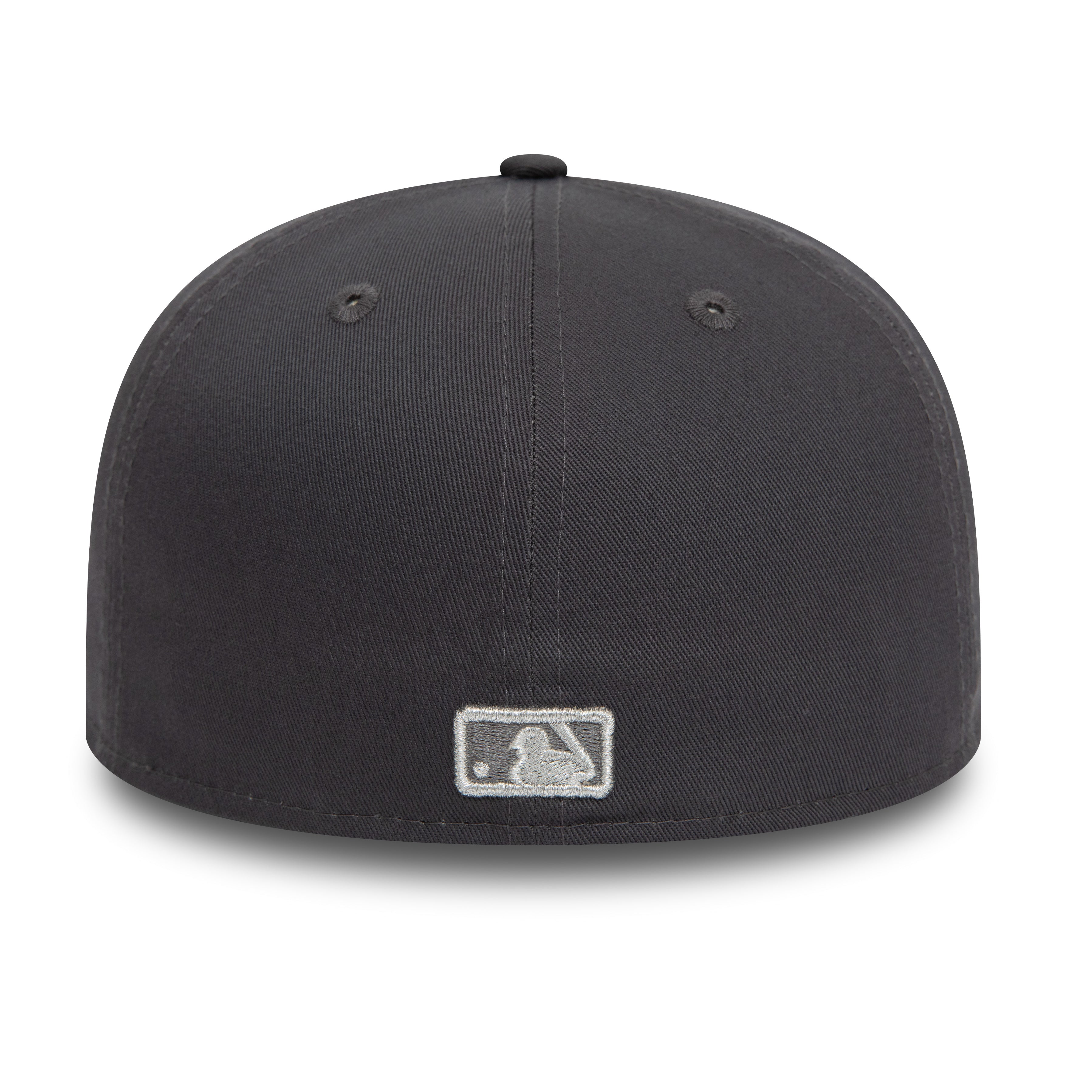NEW ERA 59FIFTY MLB NEW YORK YANKEES METALLIC OUTLINE DARK GREY FITTED CAP