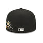 NEW ERA 59FIFTY MLB LOS ANGELES DODGERS CHERRY BLOSSOM BLACK / GREY UV FITTED CAP
