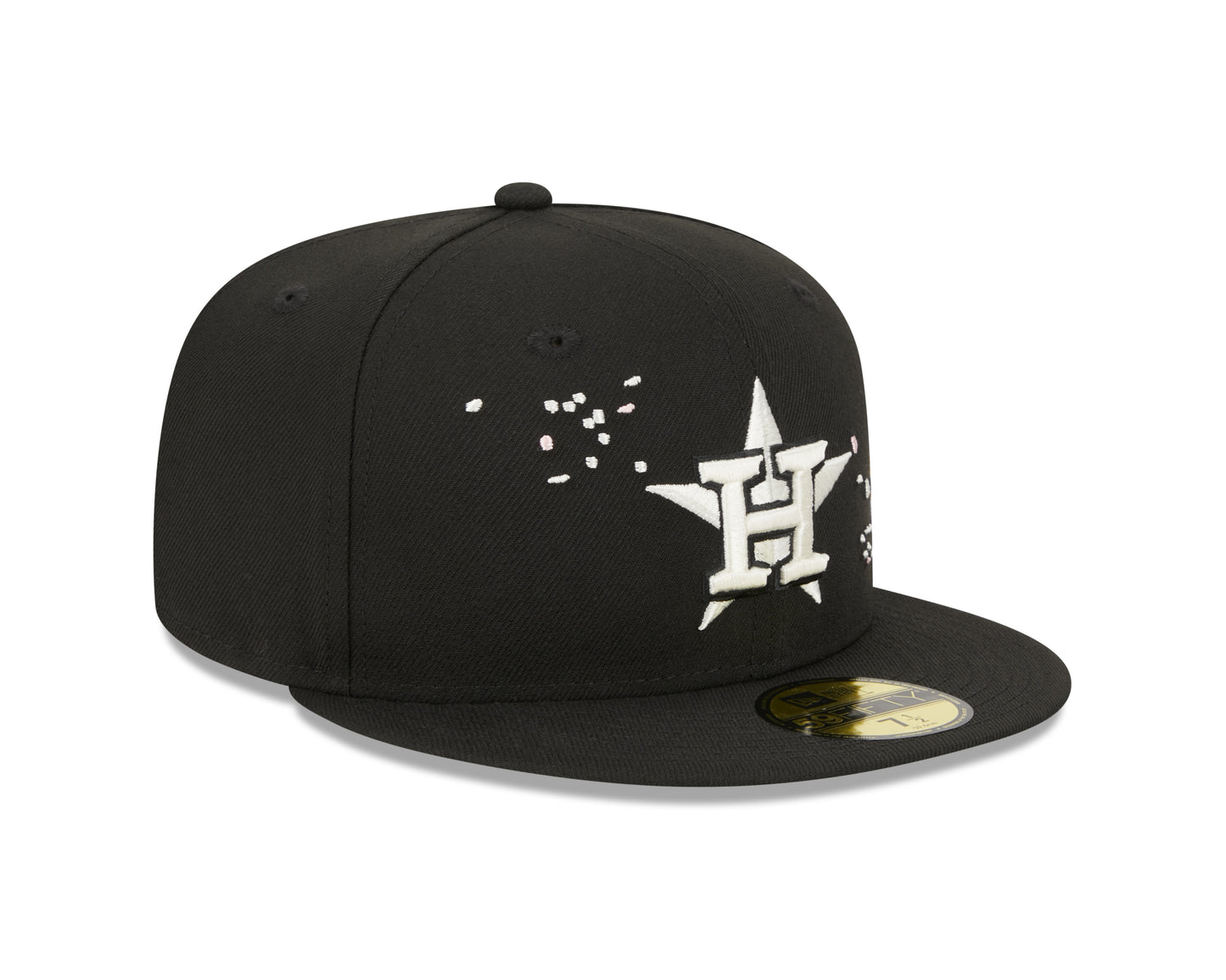 NEW ERA 59FIFTY MLB HOUSTON ASTROS CHERRY BLOSSOM BLACK / GREY UV FITTED CAP