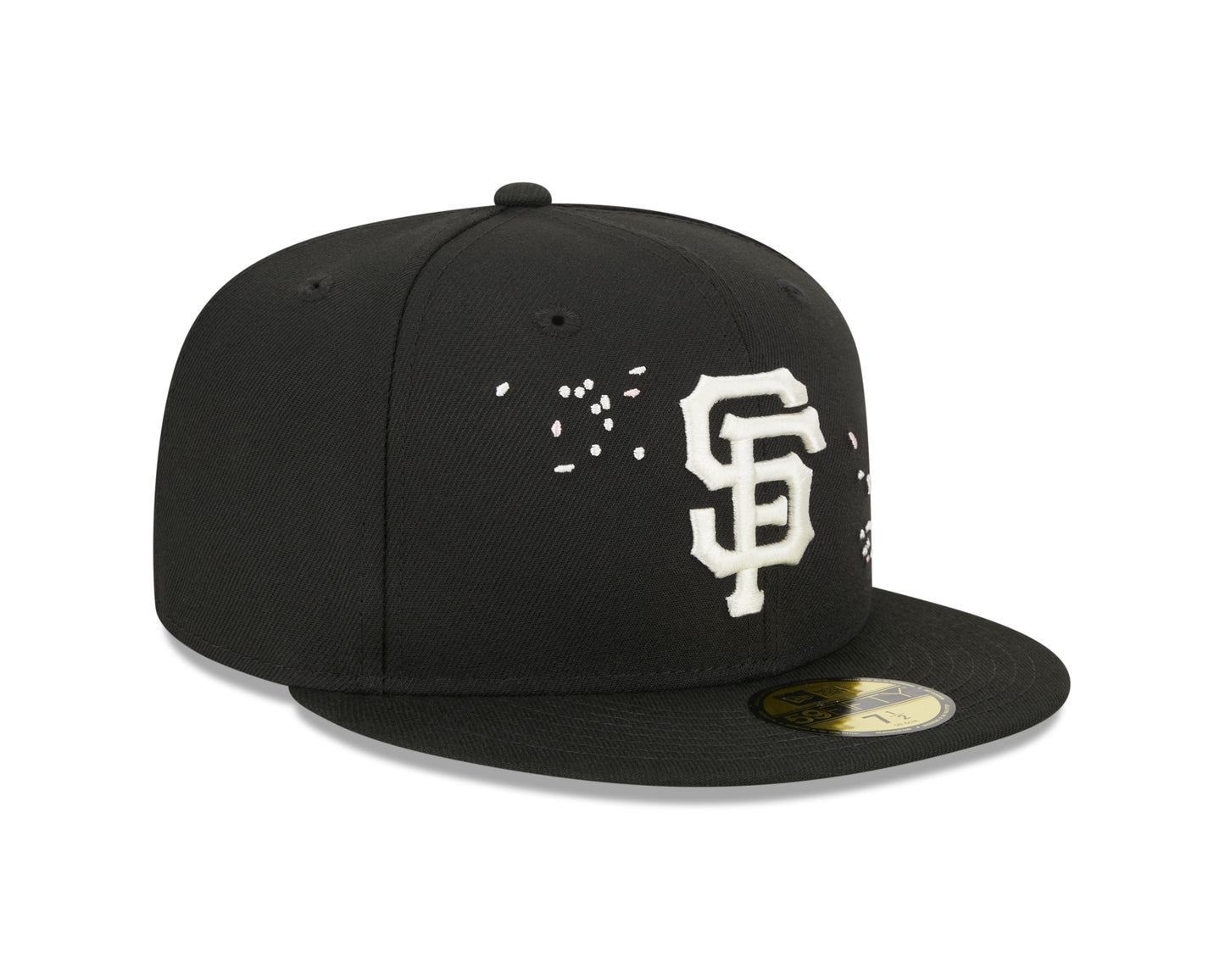 NEW ERA 59FIFTY MLB SAN FRANCISCO GIANTS CHERRY BLOSSOM BLACK / GREY UV FITTED CAP