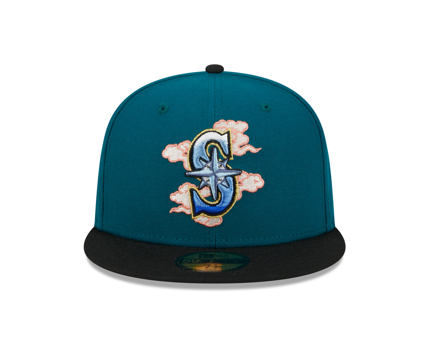NEW ERA 59FIFTY MLB SEATTLE MARINERS CLOUD SPIRAL ALL STAR GAME 2023 TWO TONE / GREY UV FITTED CAP