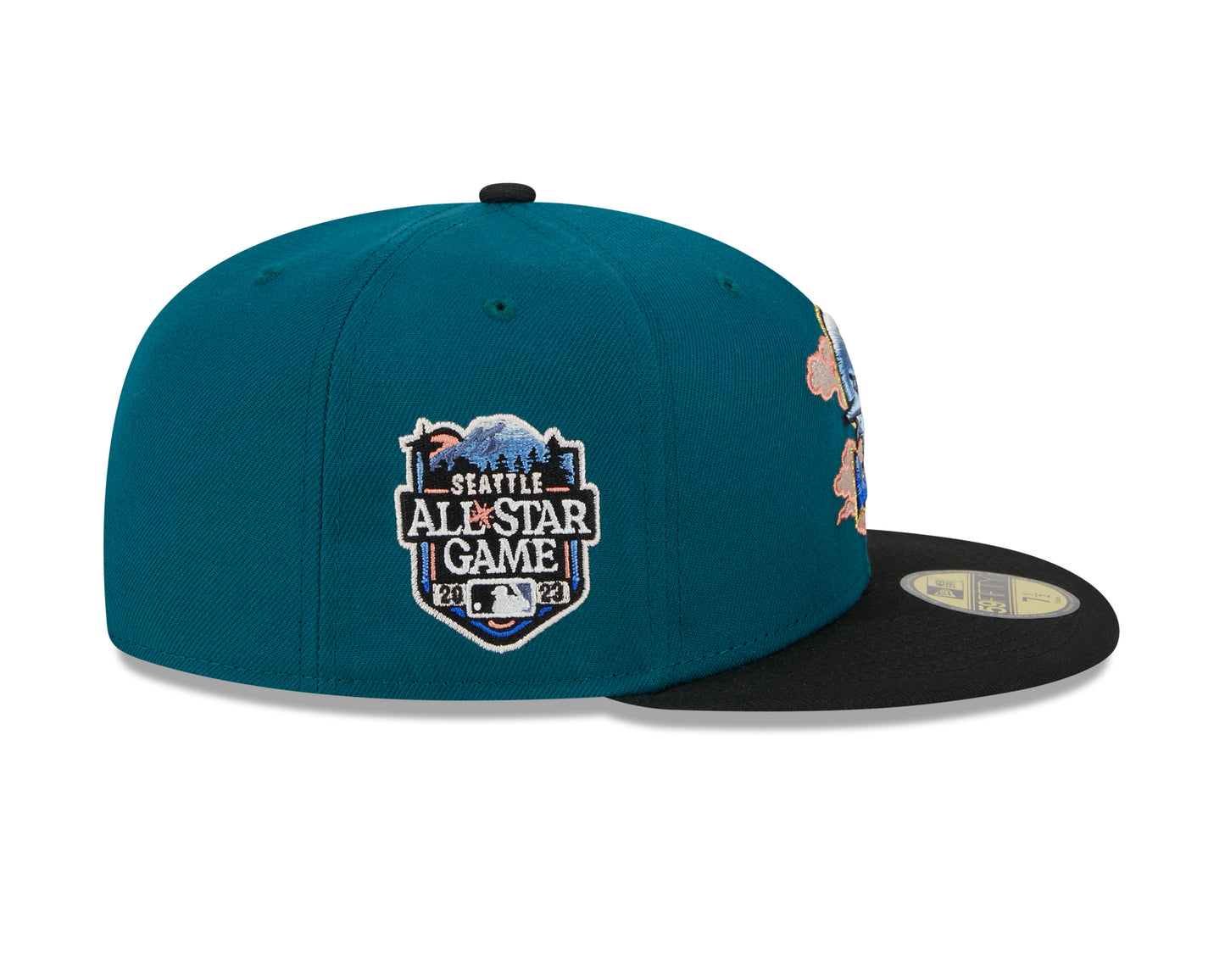 NEW ERA 59FIFTY MLB SEATTLE MARINERS CLOUD SPIRAL ALL STAR GAME 2023 TWO TONE / GREY UV FITTED CAP