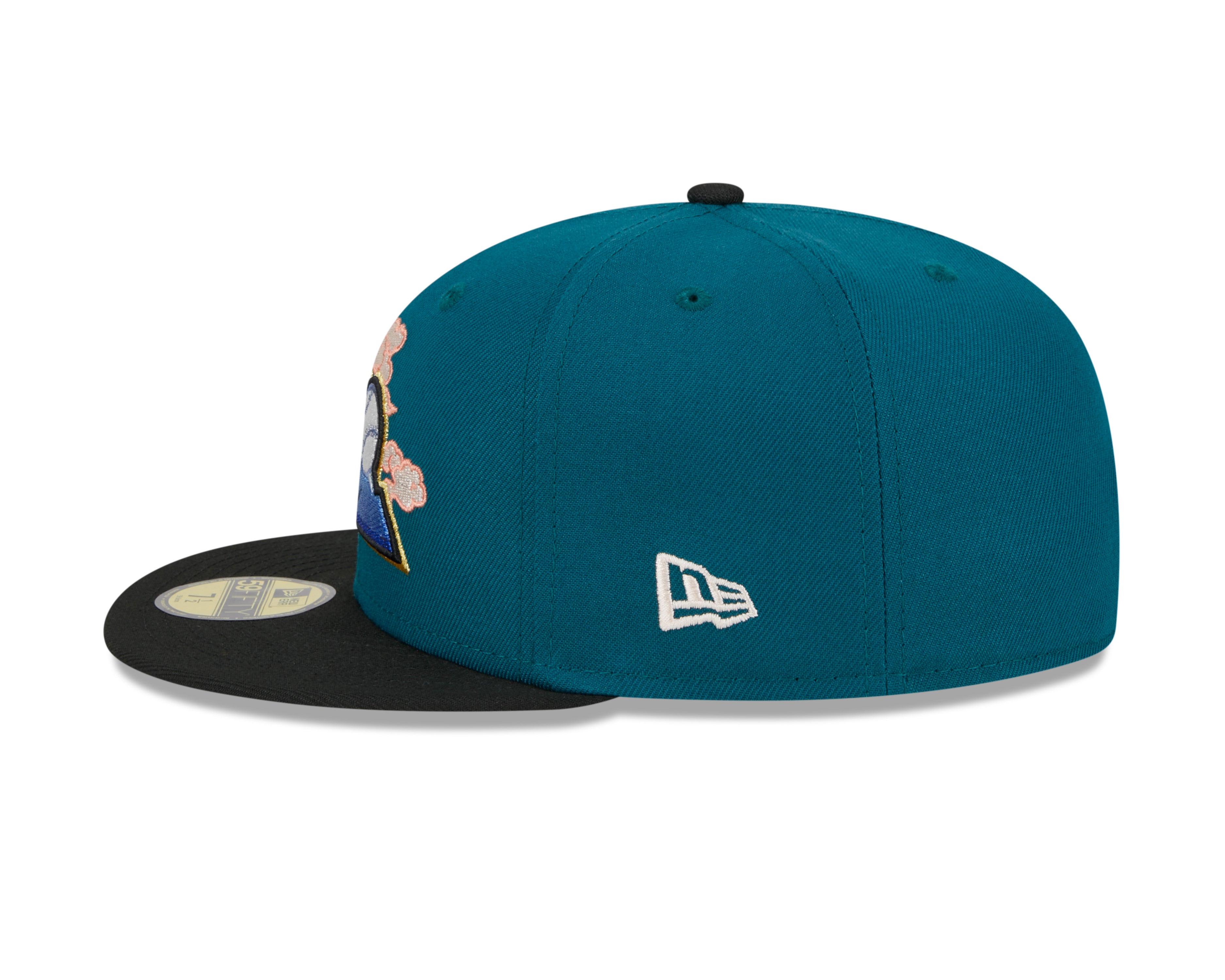 NEW ERA 59FIFTY MLB COLORADO ROCKIES CLOUD SPIRAL 25TH ANNIVERSARY TWO TONE / GREY UV FITTED CAP