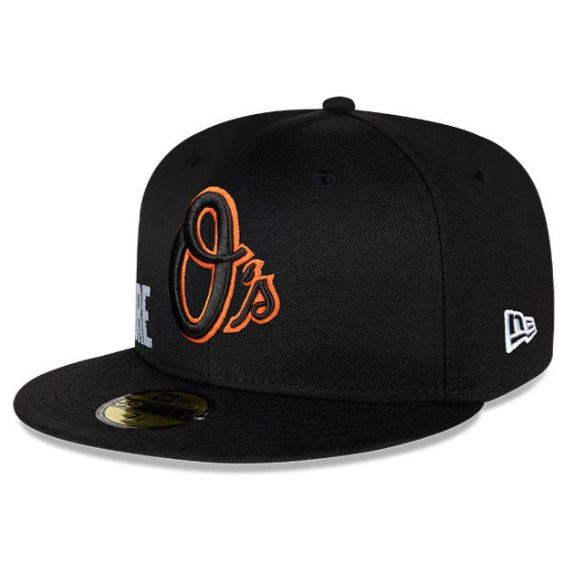 NEW ERA 59FIFTY MLB BALTIMORE ORIOLES CITYCON BLACK / GREY UV FITTED CAP