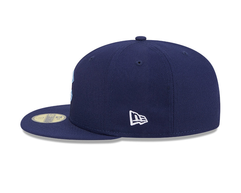 NEW ERA 59FIFTY MLB CHICAGO CUBS CITYCON NAVY / GREY UV FITTED CAP
