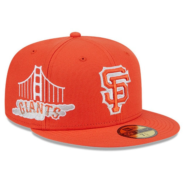 NEW ERA 59FIFTY MLB SAN FRANCISCO GIANTS CITYCON ORANGE / GREY UV FITTED CAP