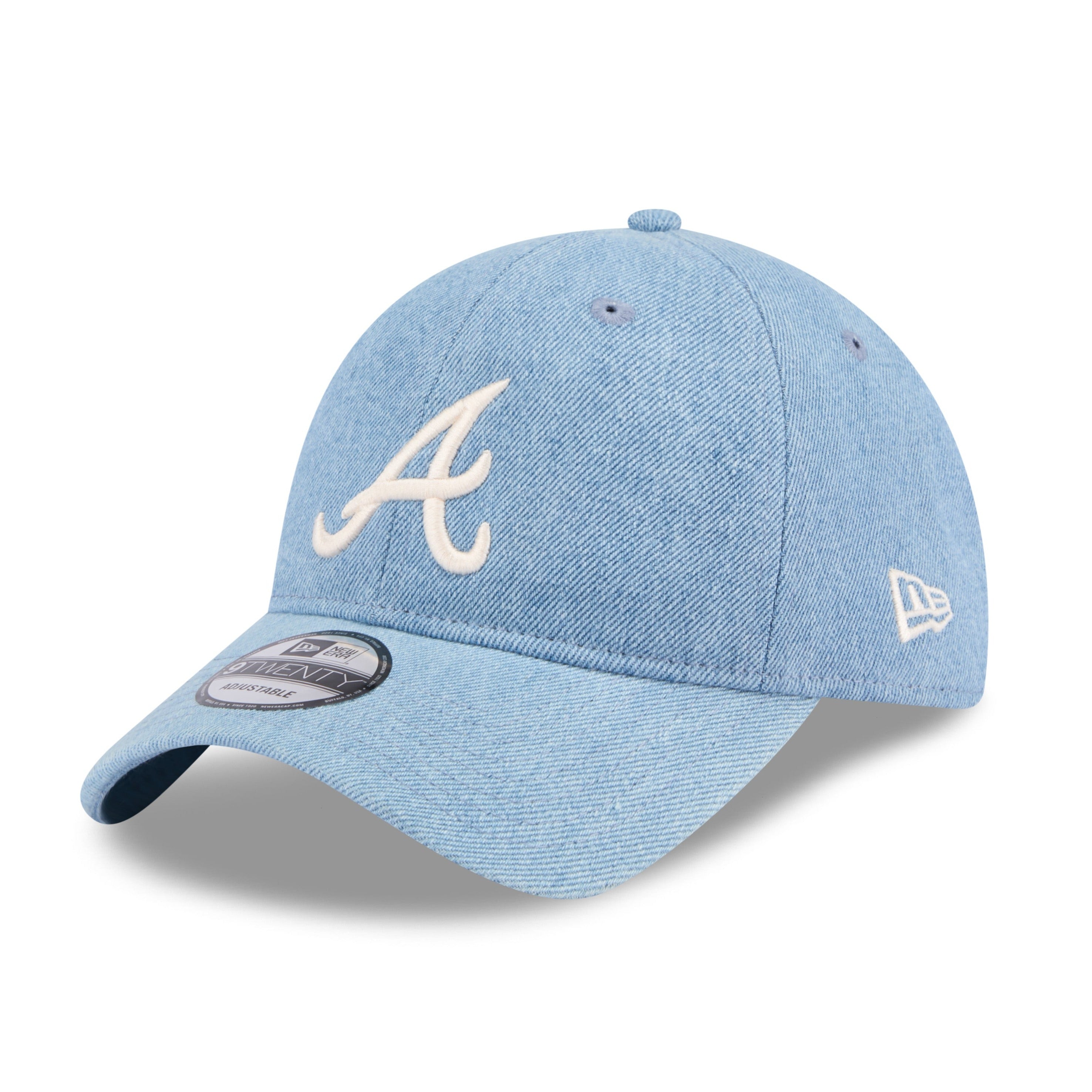 NEW ERA 9TWENTY MLB ATLANTA BRAVES WASHED DENIM BLUE CAP