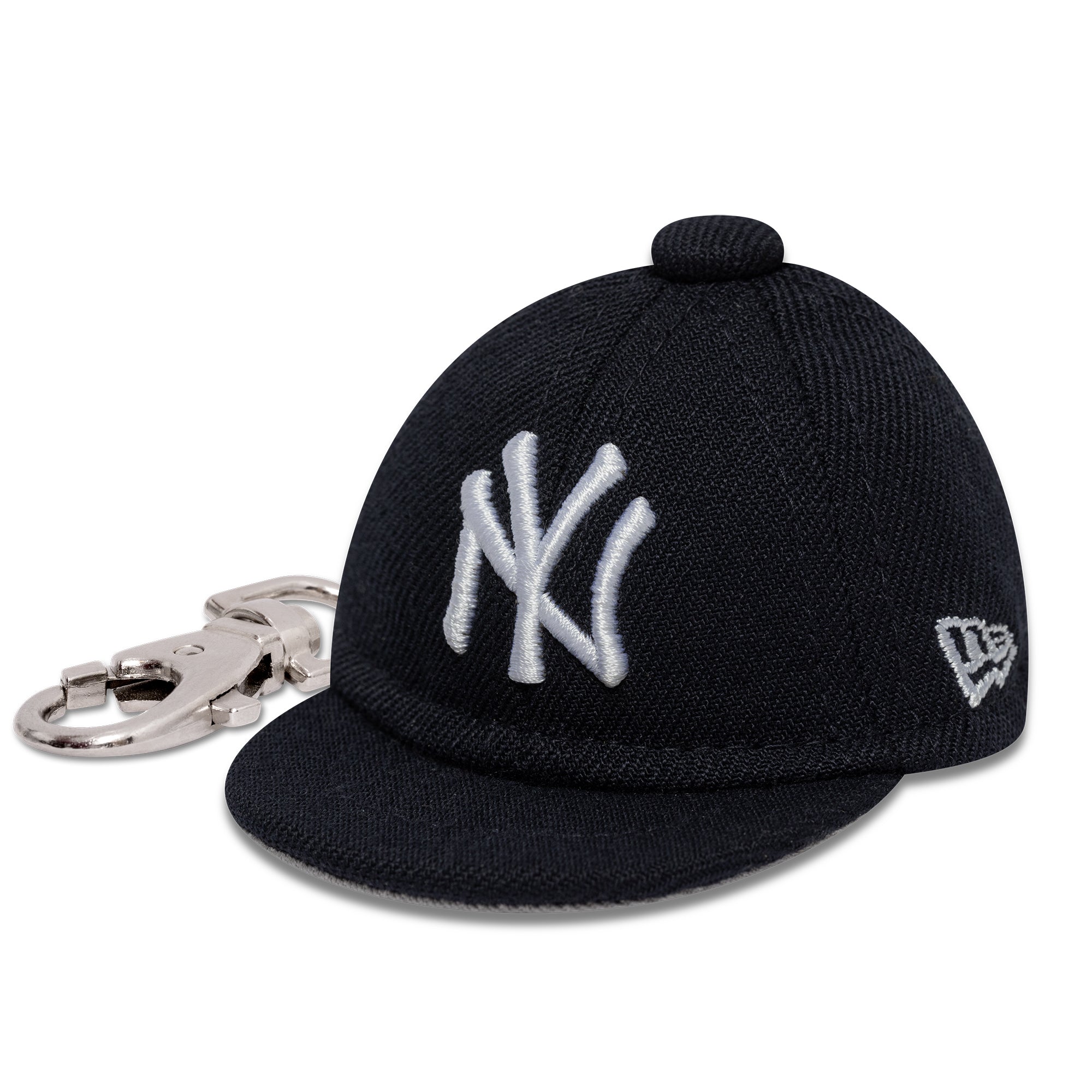 NEW YORK YANKEES MLB MINI CAP KEYCHAIN DARK BLUE / NEW ERA