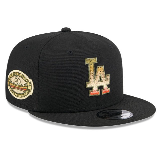 NEW ERA 9FIFTY LOS ANGELES DODGERS ANIMAL FILL BLACK SNAPBACK CAP