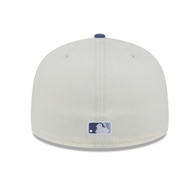 NEW ERA 59FIFTY MLB NEW YORK YANKEES WAVY CHAINSTITCH TWO TONE / GREY UV FITTED CAP