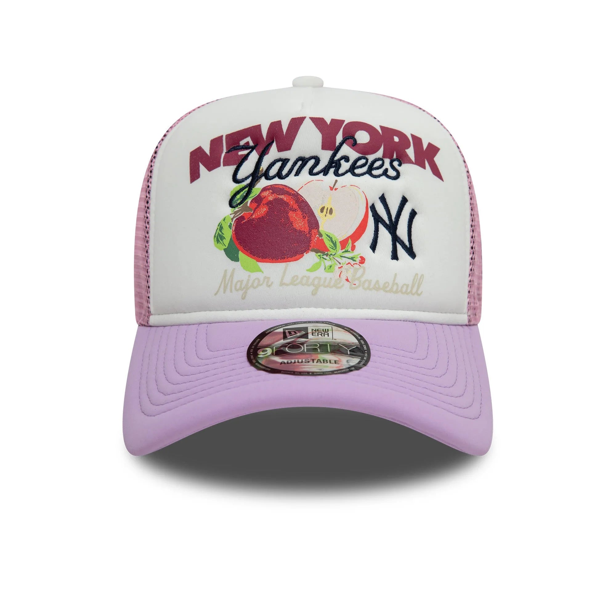 NEW ERA 9FORTY A-FRAME TRUCKER MLB NEW YORK YANKEES FRUIT GRAPHIC TWO