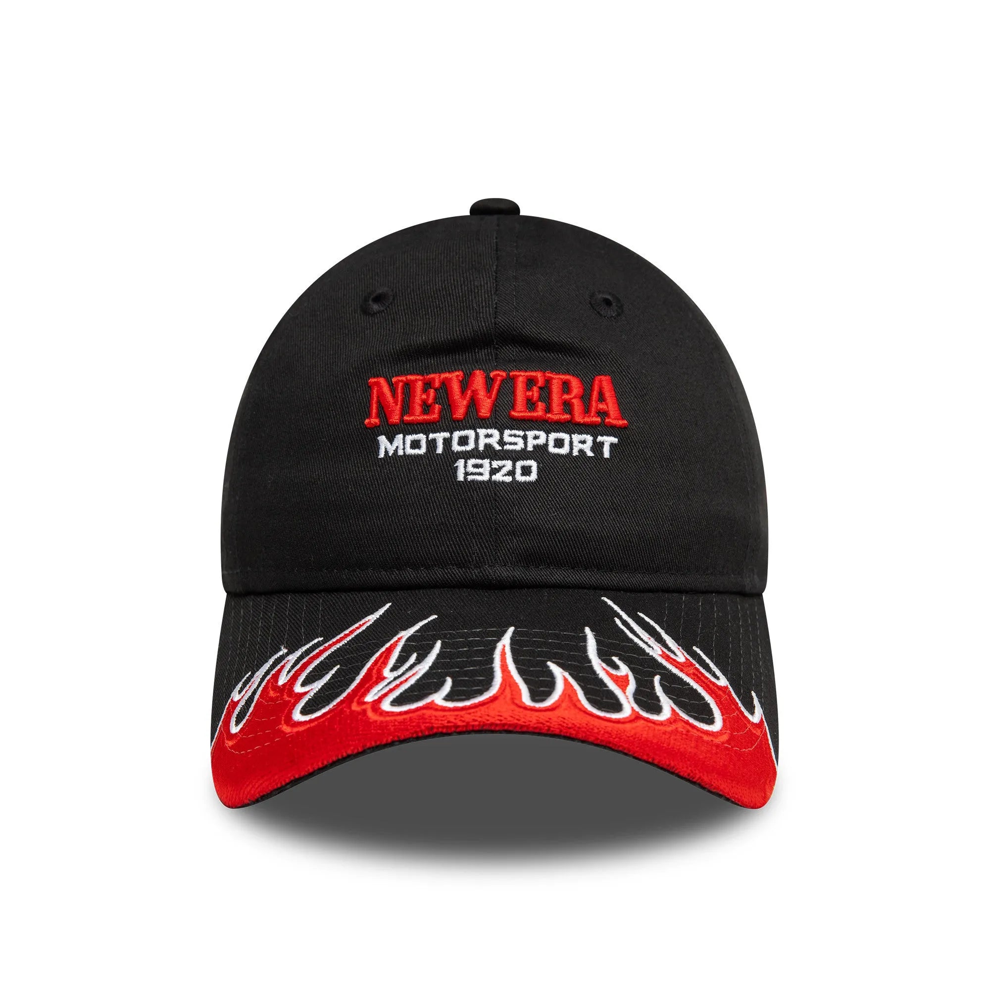 NEW ERA 9TWENTY WMNS NEW ERA MOTORSPORT FLAME VISOR BLACK CAP