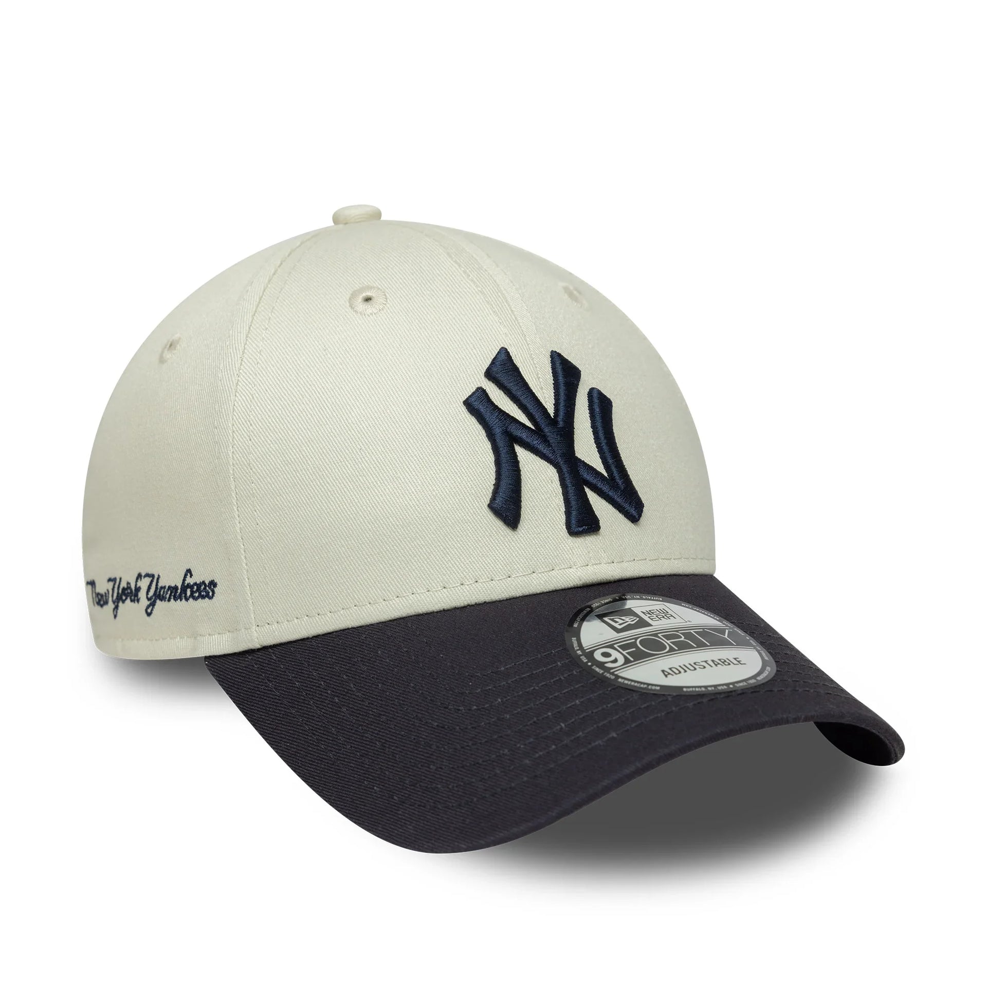 NEW YORK YANKEES MLB CAP BEIGE BLACK UV NEW ERA 9FORTY