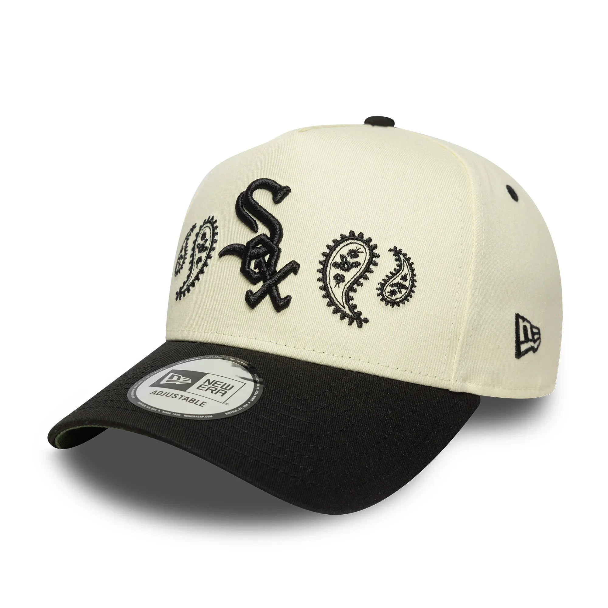 CHICAGO WHITE SOX MLB PAISLEY WHITE DARK GREEN UV / NEW ERA 9FORTY A-FRAME