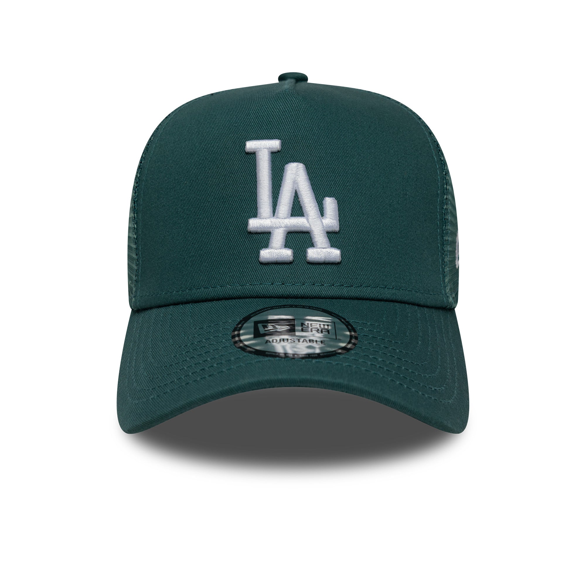 LOS ANGELES DODGERS MLB DARK GREEN / NEW ERA 9FORTY A-FRAME TRUCKER CAP