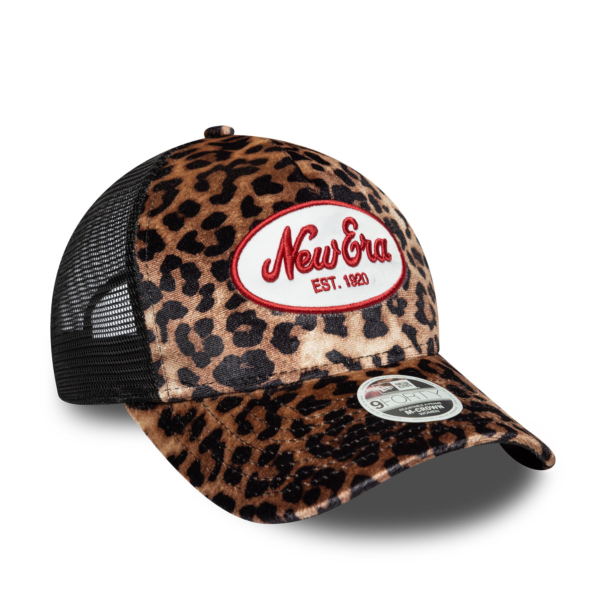 NEW ERA WOMEN LEOPARD / 9FORTY A-FRAME TRUCKER CAP