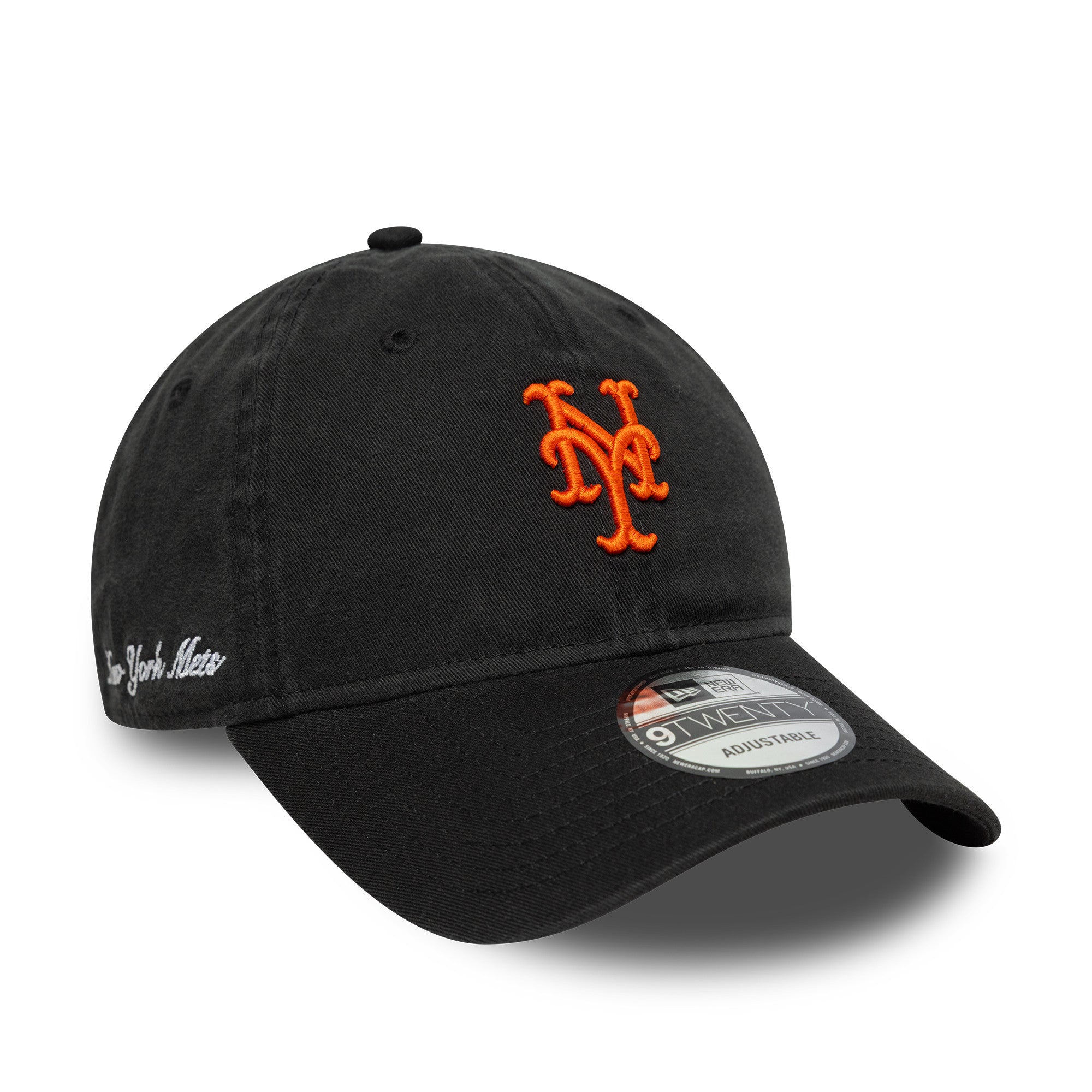 NEW YORK METS MLB WASHED BLACK / NEW ERA 9TWENTY CAP