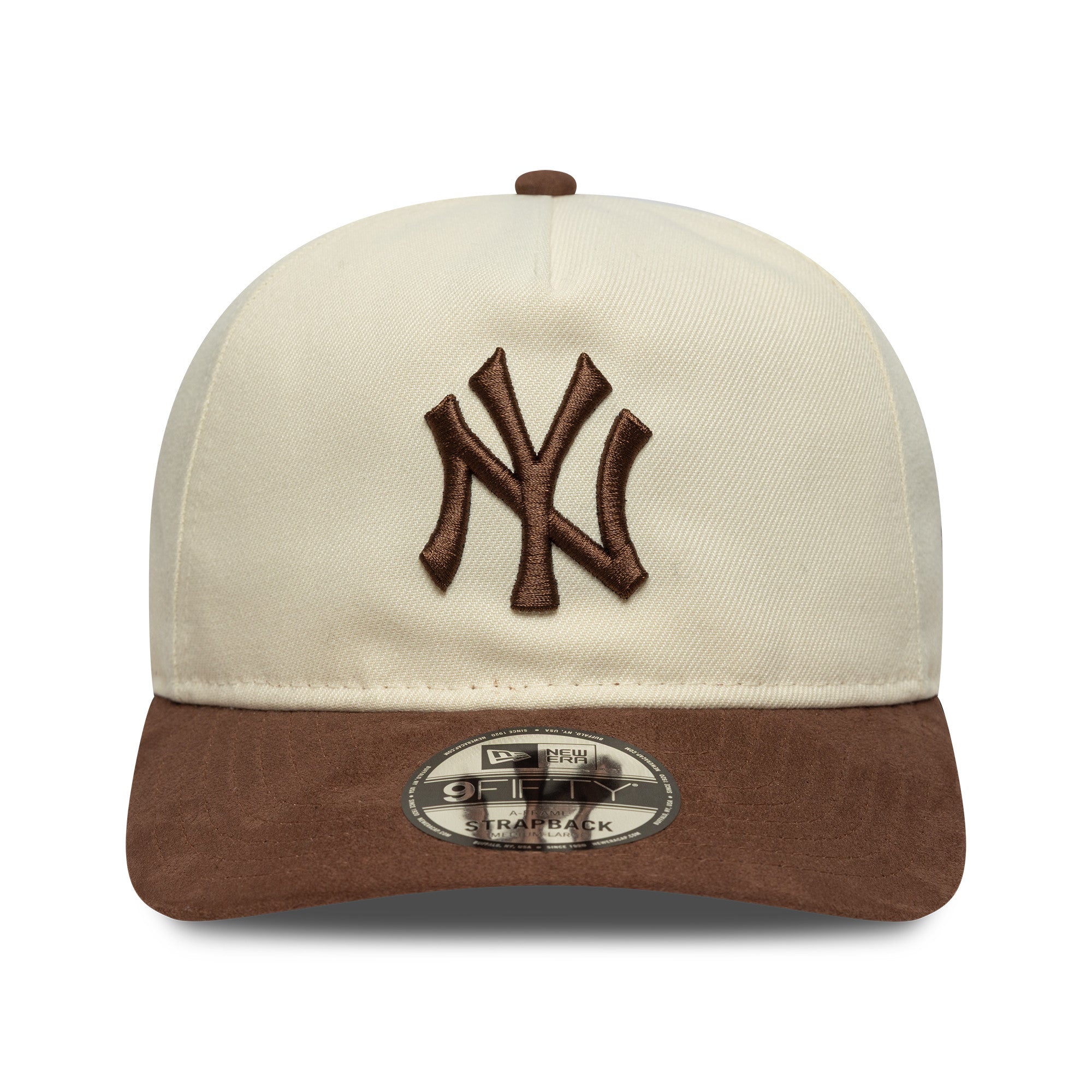 NEW YORK YANKEES MLB BEIGE BROWN UV / NEW ERA 9FIFTY A-FRAME CAP