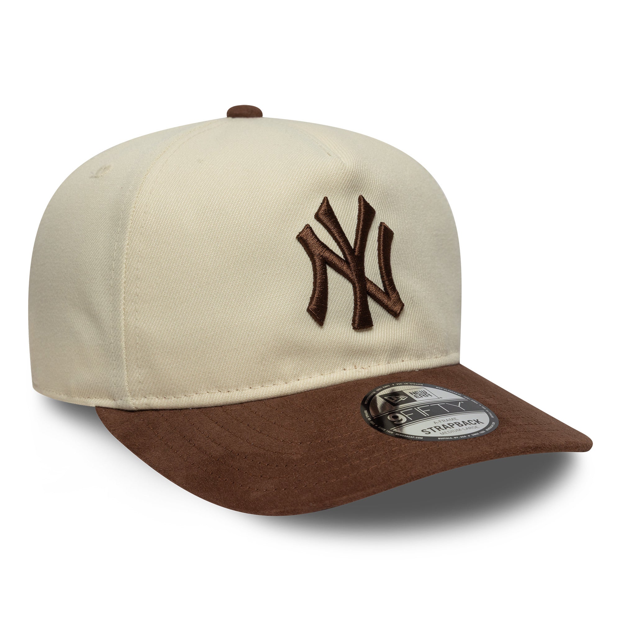 NEW YORK YANKEES MLB BEIGE BROWN UV / NEW ERA 9FIFTY A-FRAME CAP