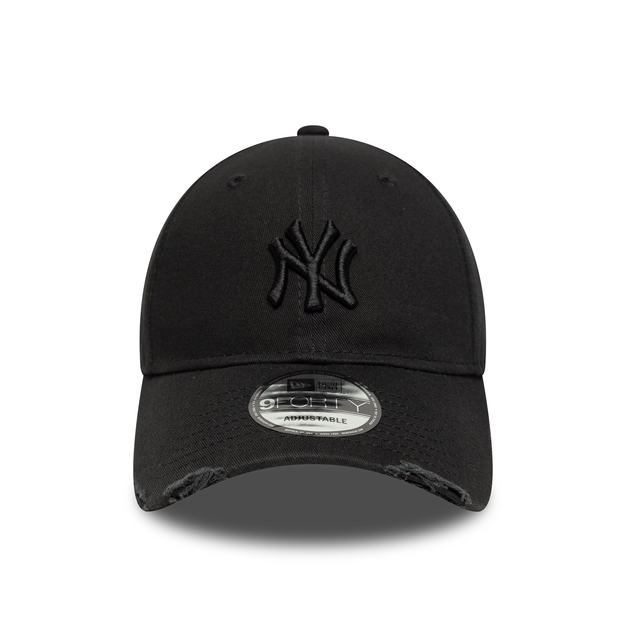 NEW YORK YANKEES MLB DISTRESSED BLACK UV / NEW ERA 9FORTY