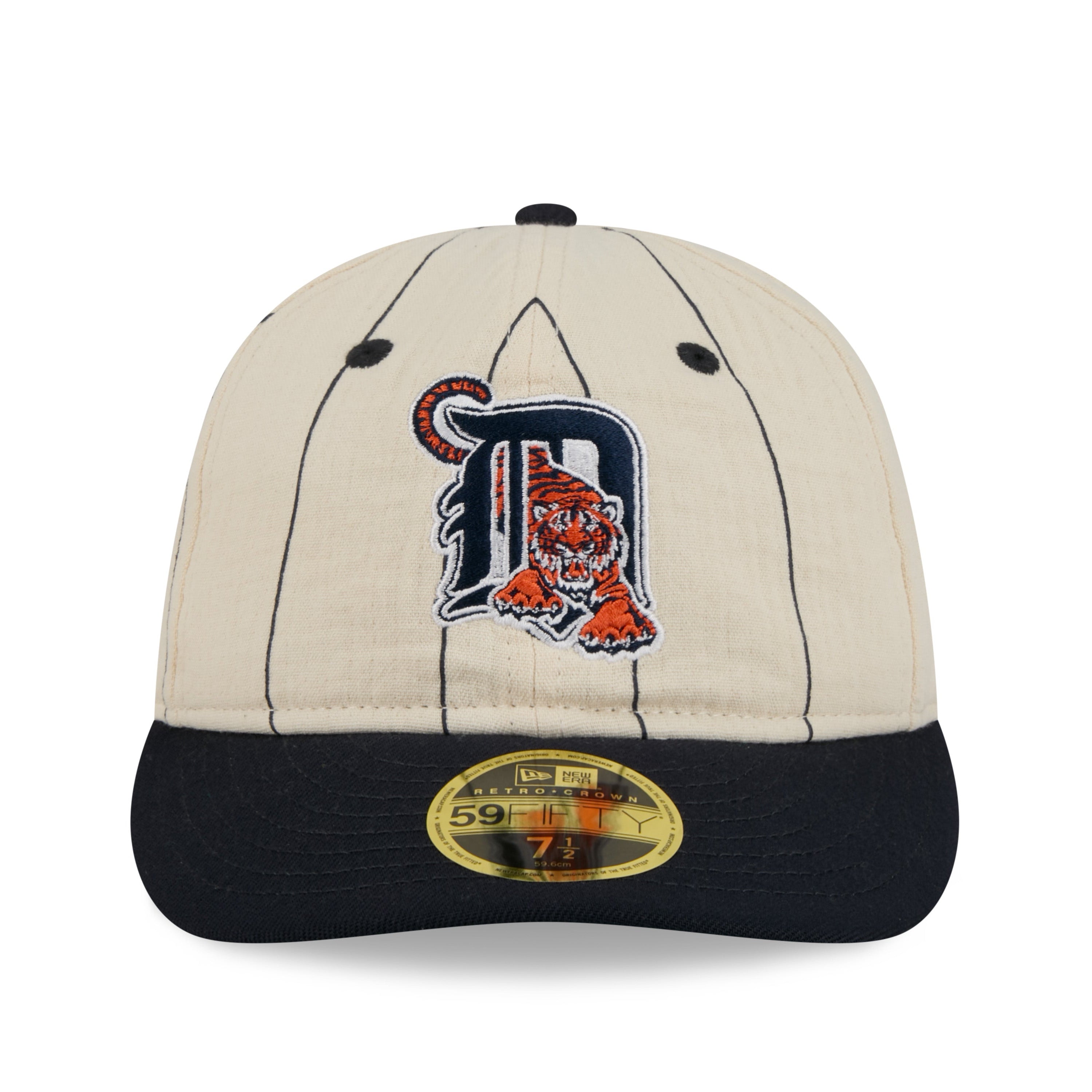 DETROIT TIGERS MLB NATURAL NAVY TWO TONE KELLY GREEN UV / NEW ERA 59FIFTY LINEN