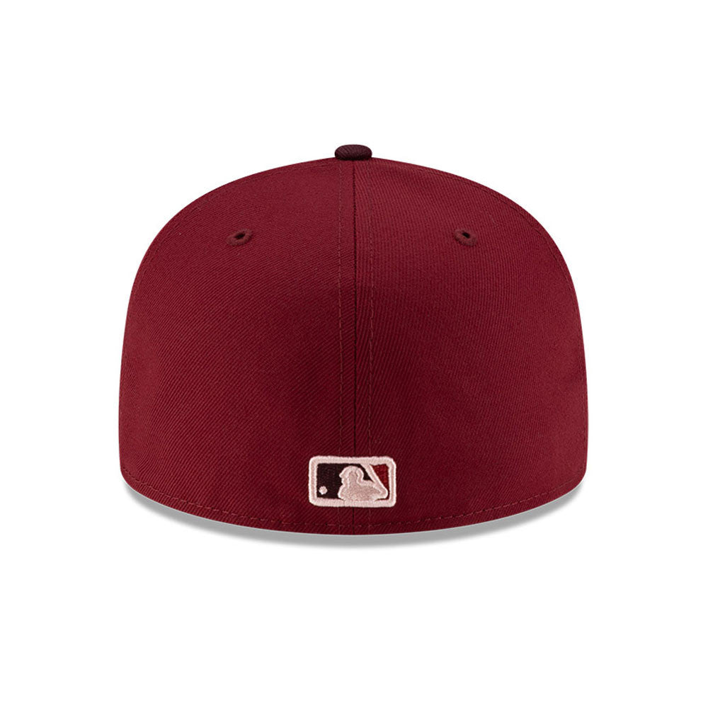 NEW YORK YANKEES MLB FLOURISHES RED MAROON WS 1923 / NEW ERA 59FIFTY