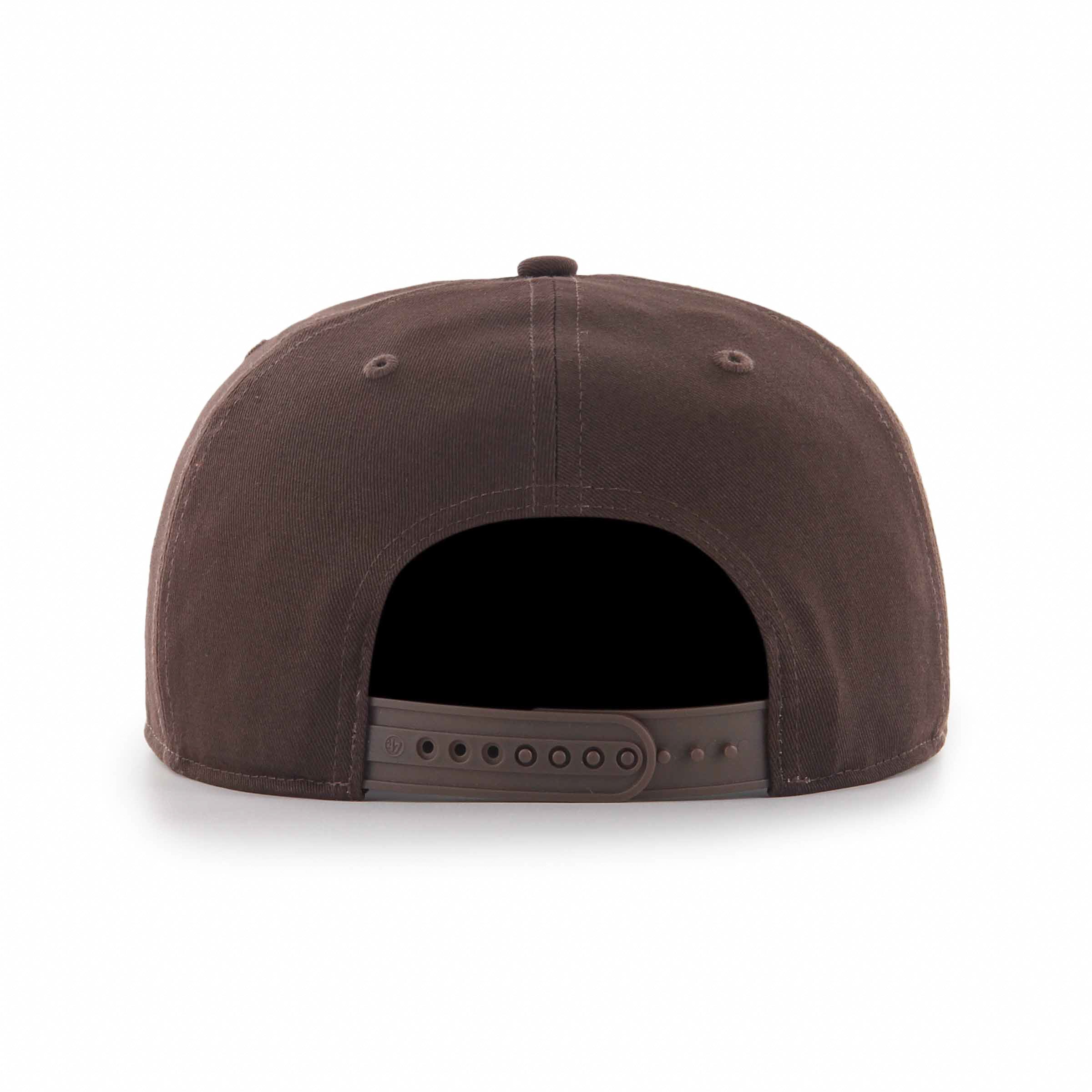 NEW YORK YANKEES MLB BROWN GREY UV / '47 FLAT SNAPBACK CAPTAIN