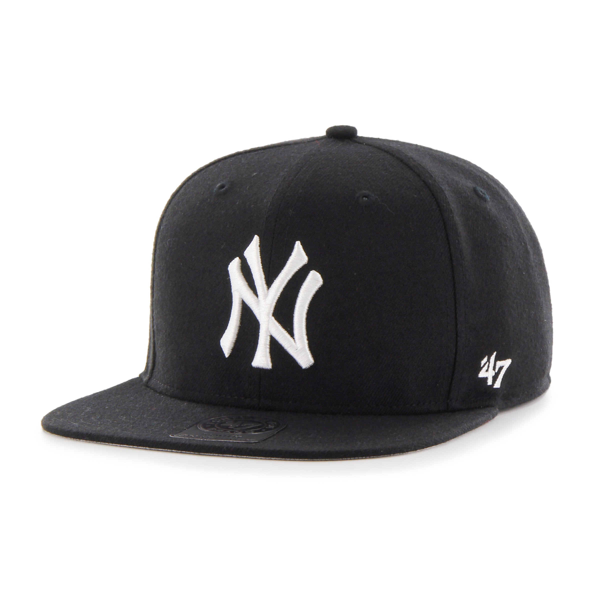NEW YORK YANKEES MLB BLACK / '47 LIL SHOT CAPTAIN SNAPBACK CAP KIDS