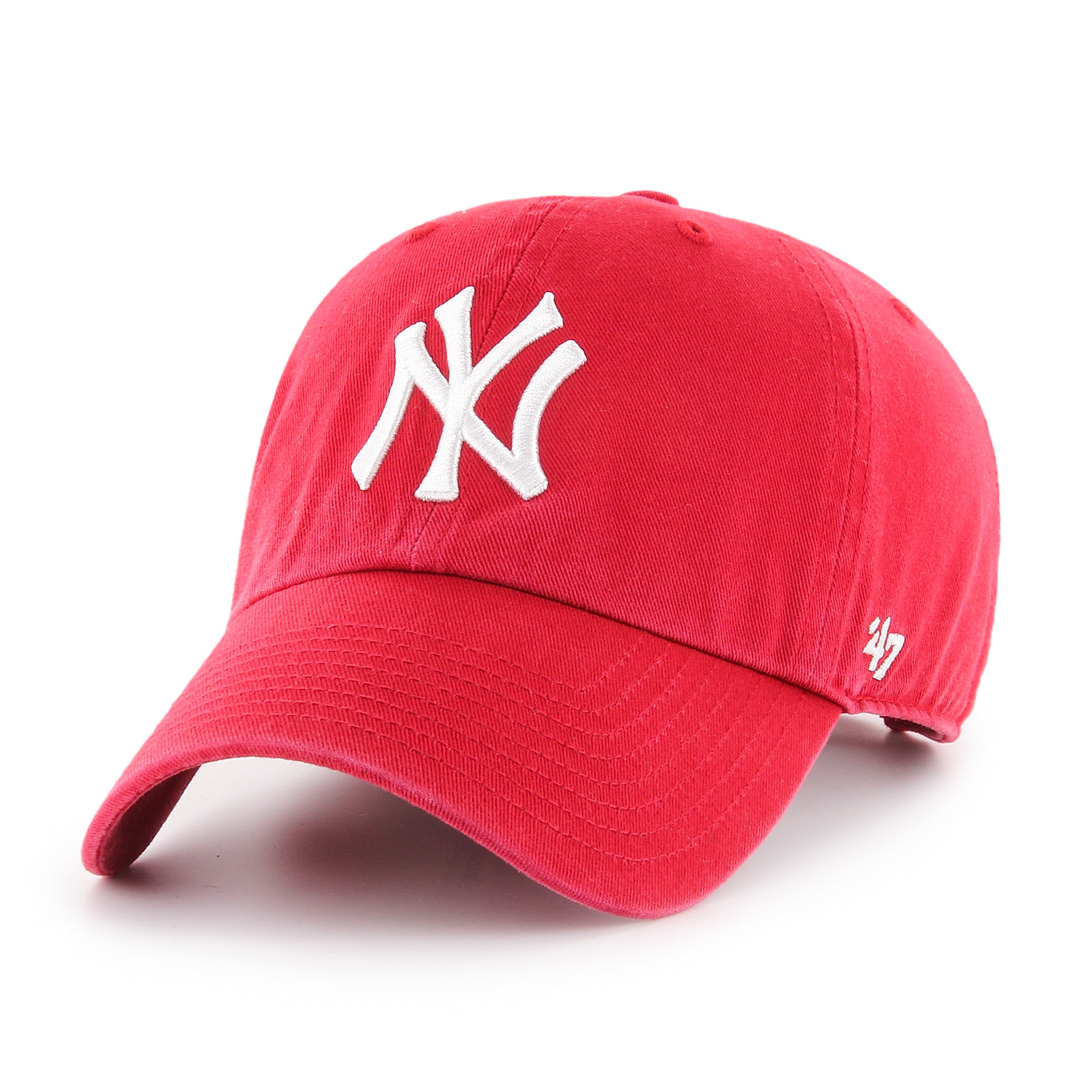 NEW YORK YANKEES MLB RED / '47 CLEAN UP KIDS CAP