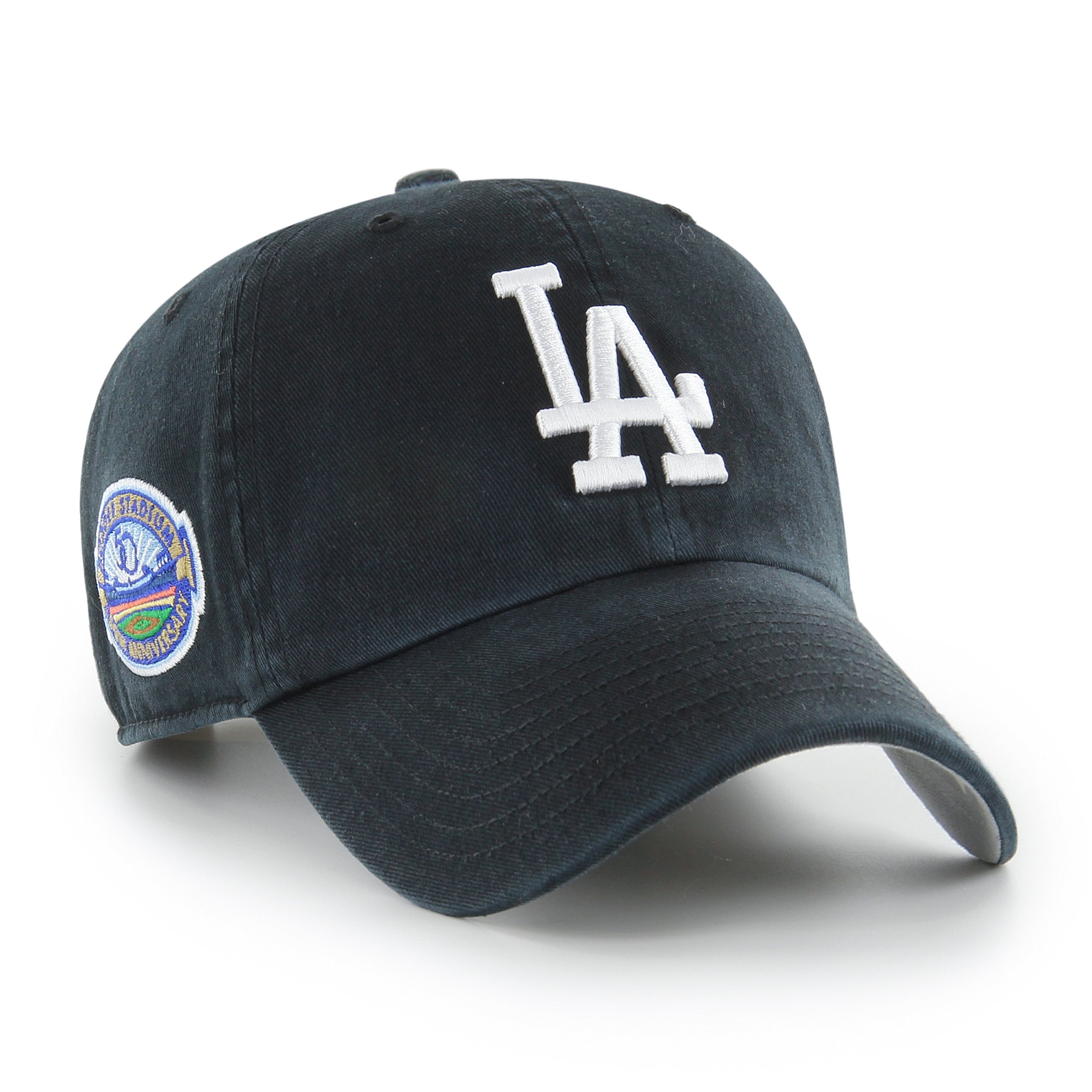 MLB LOS ANGELES DODGERS COOPERSTOWN DOUBLE UNDER 47 CLEAN UP BLACK