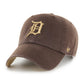 MLB DETROIT TIGERS DOUBLE UNDER 47 CLEAN UP BROWN