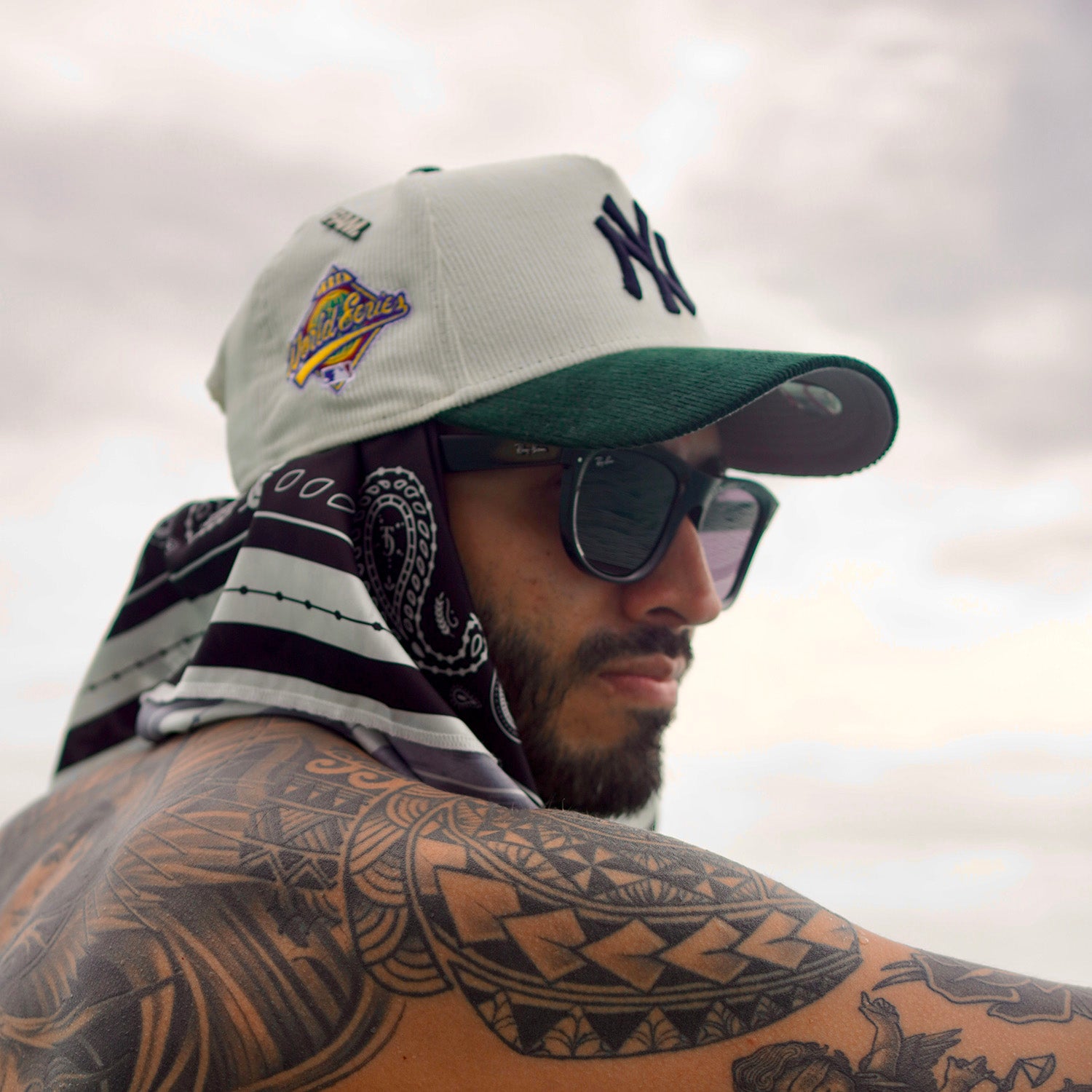 NEW ERA 9FORTY A-FRAME MLB NEW YORK YANKEES WORLD SERIES 1996 CORD TWO TONE / GREY UV SNAPBACK