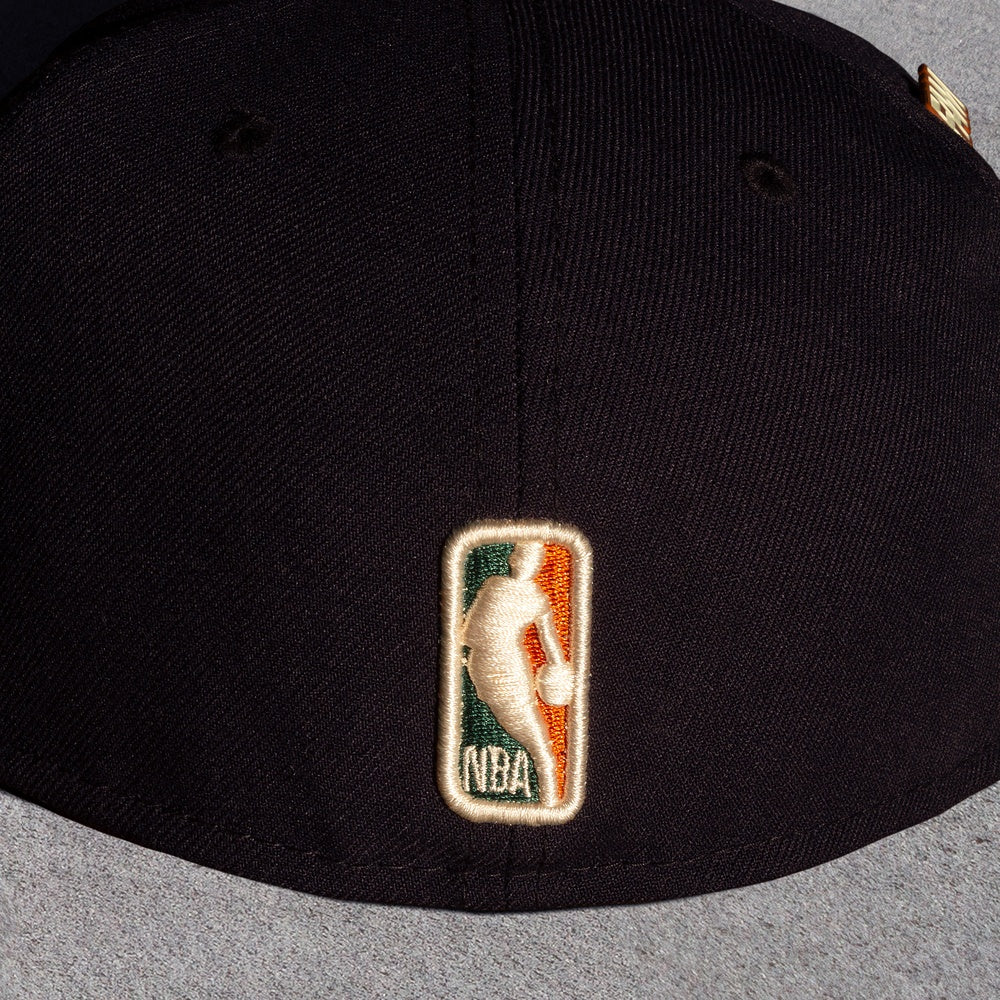 NEW ERA 59FIFTY NBA CHICAGO BULLS ESTABLISHED 1966 TWO TONE / DARK GREEN UV FITTED CAP