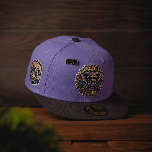 NEW ERA 59FIFTY MLB OAKLAND ATHLETICS 50TH ANNIVERSARY TWO TONE / GREY UV FITTED CAP