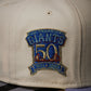 NEW ERA 59FIFTY MLB SAN FRANCISCO GIANTS 50TH ANNIVERSARY TWO TONE / GREY UV FITTED CAP