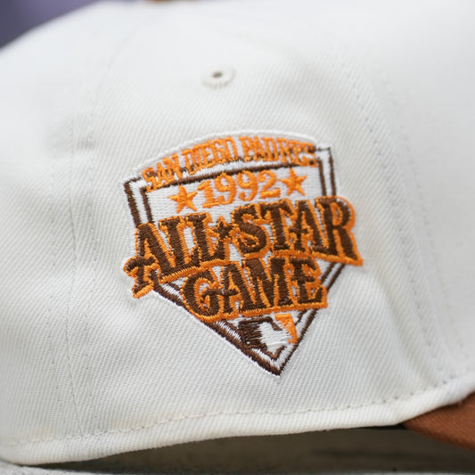 NEW ERA 9FORTY A-FRAME SAN DIEGO PADRES ALL STAR GAME 1992 TWO TONE / GREY UV SNAPBACK