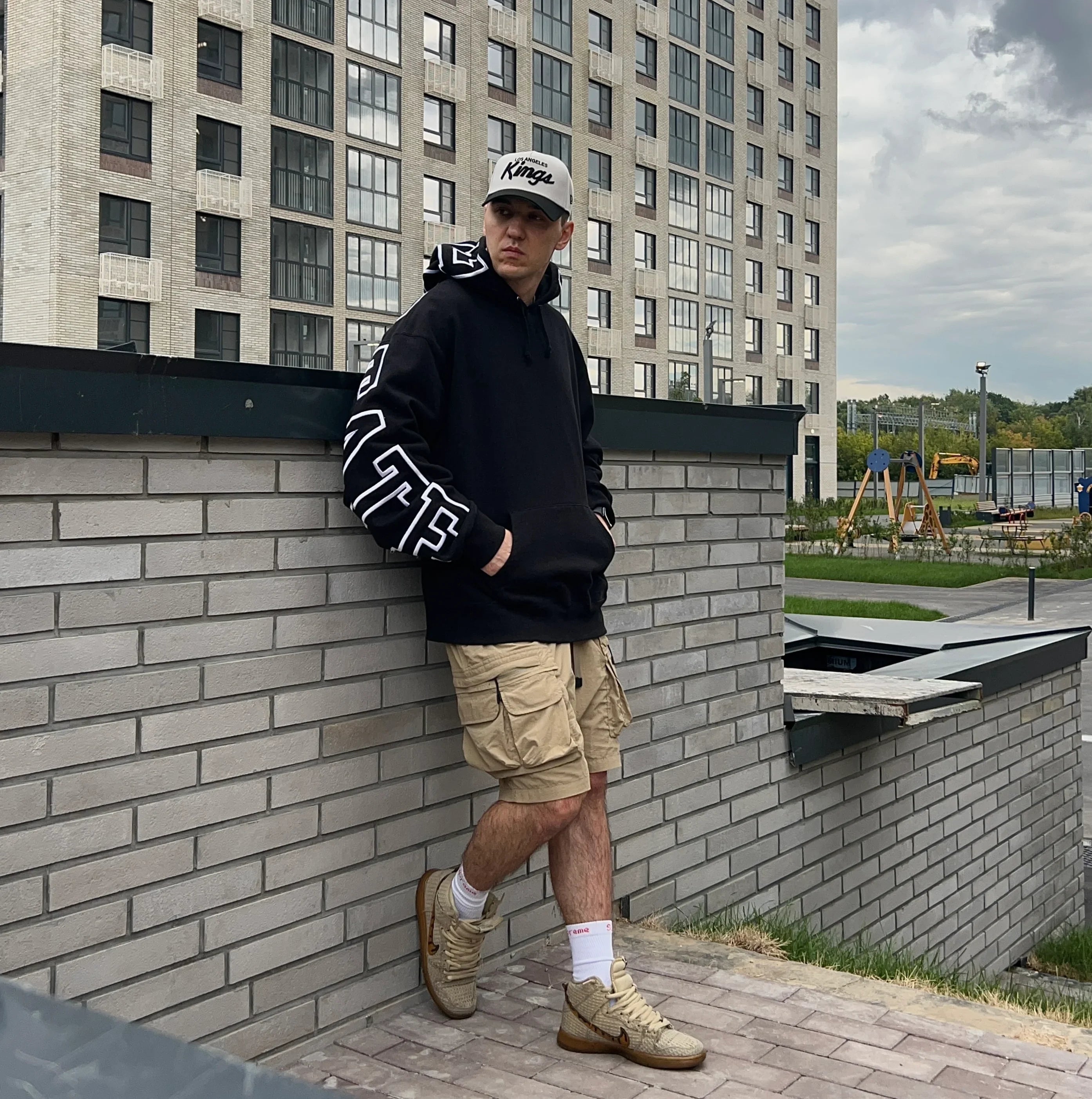 NEW ERA 9FORTY A-FRAME NHL LOS ANGELES KINGS STONE / GREEN UV SNAPBACK