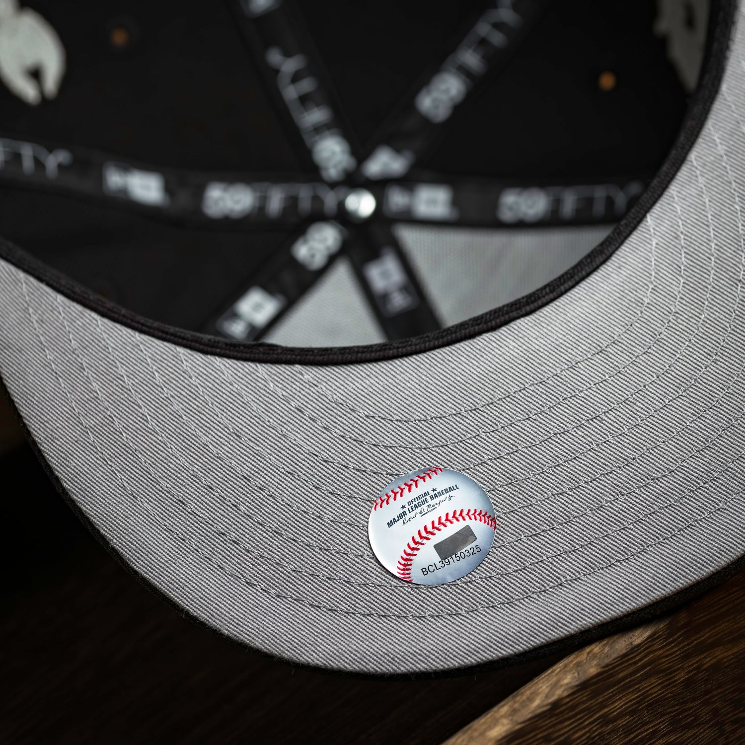 CHICAGO WHITE SOX MYTHICAL BLACK GRAY UV / NEW ERA 59FIFTY FITTED CAP