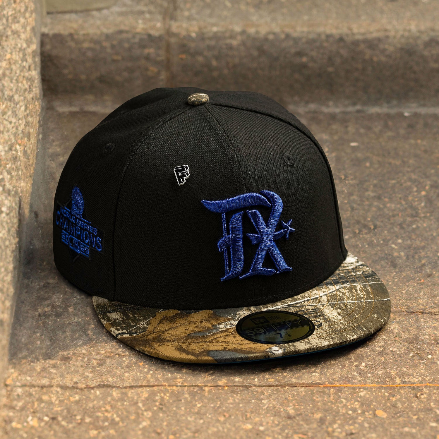 TEXAS RANGERS MLB BLACK TREE EDGE TWO TONE CARDINAL UV / NEW ERA 59FIFTY CAP