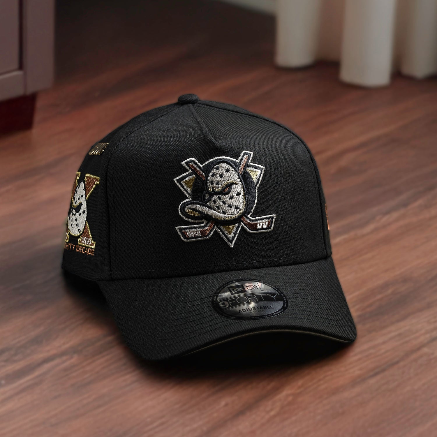 ANAHEIM DUCKS NHL BLACK GRAY UV / NEW ERA 9FORTY A-FRAME