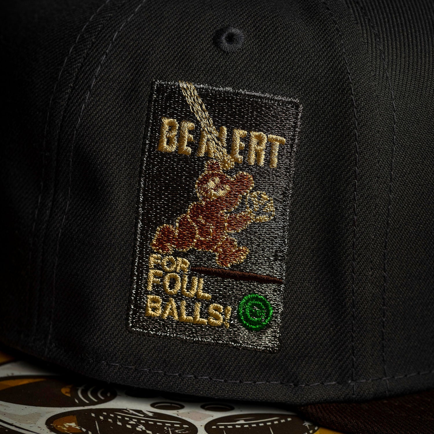 CHICAGO CUBS MLB GRAPHITE BURNT WOOD TWO TONE GREY UV / NEW ERA 59FIFTY CAP