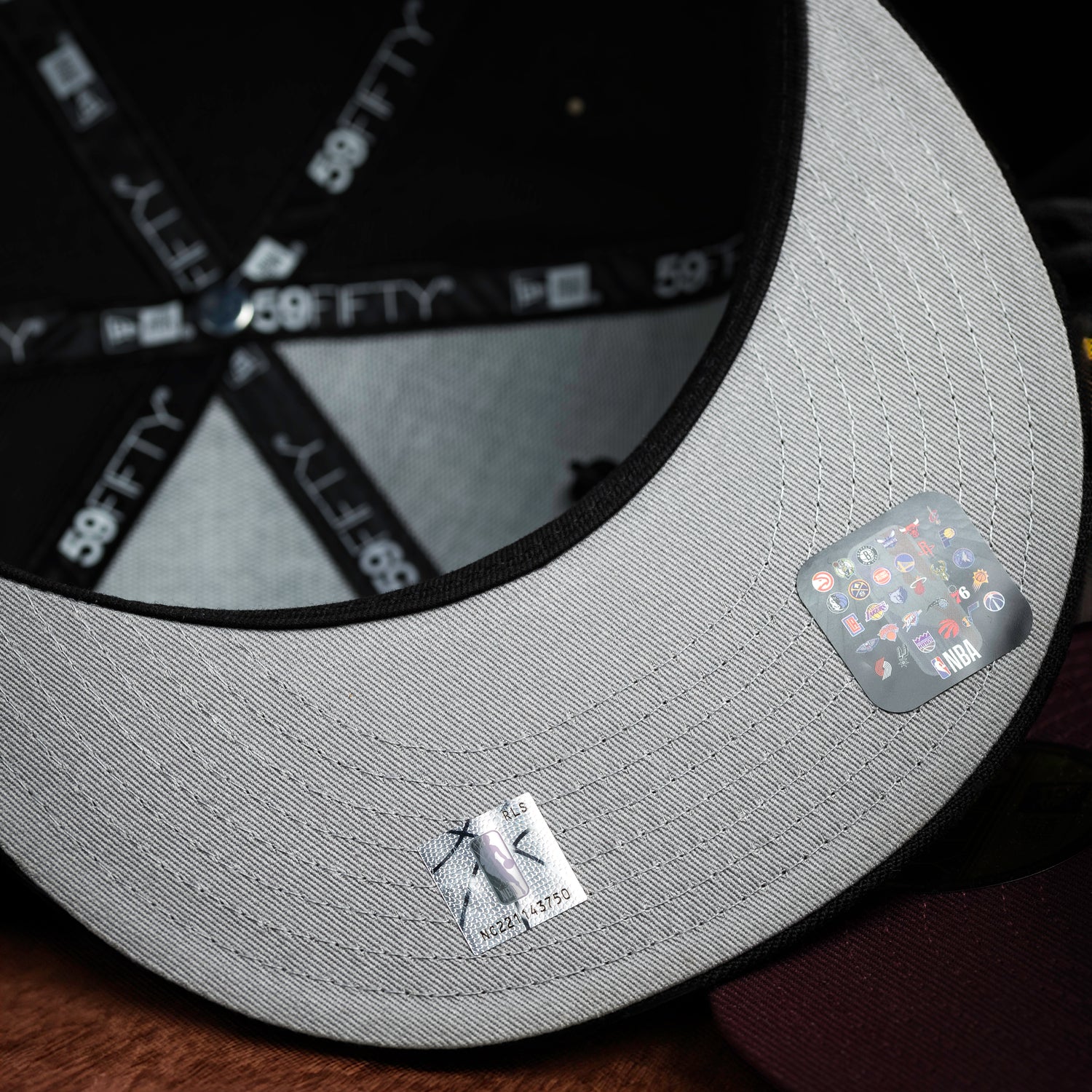 BOSTON CELTICS NBA BLACK GREY UV / NEW ERA 59FIFTY CAP